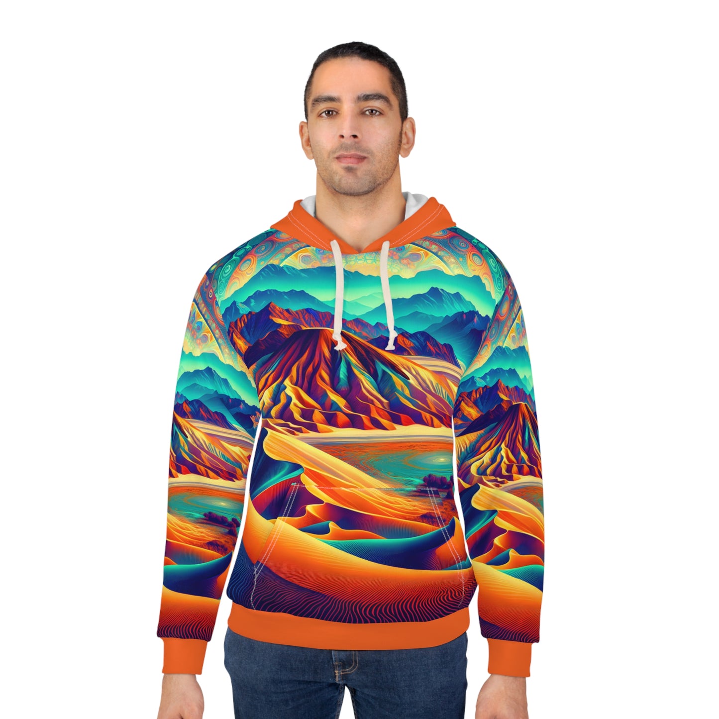 All-Over Print Hoodie Featuring Stunning Death Valley National Park Design