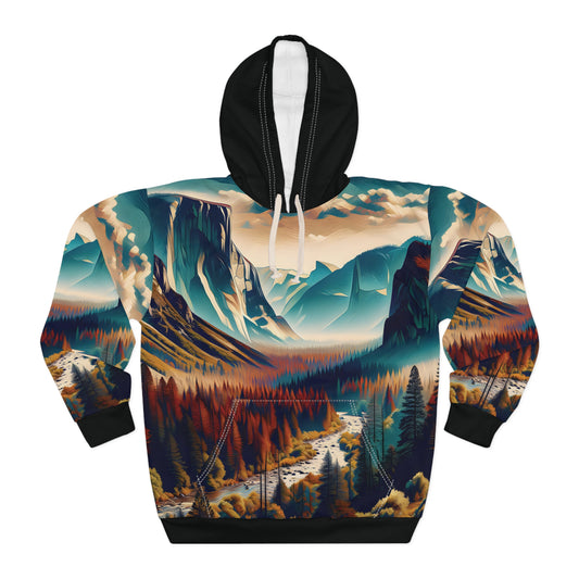 Yosemite El Capitan Hoodie Unisex California Sierra Mountains Scenic Pullover