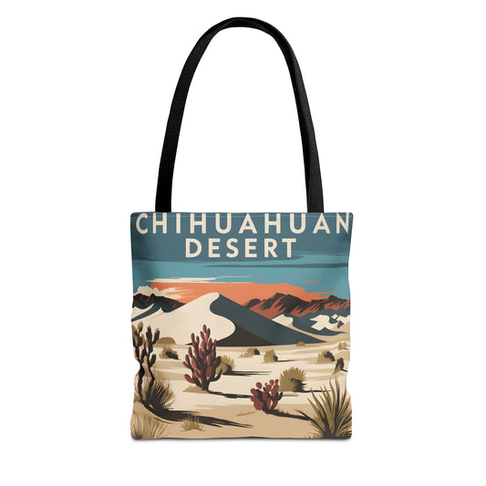 Chihuahuan Desert All Over Print Tote Bag White Sands National Park Gift