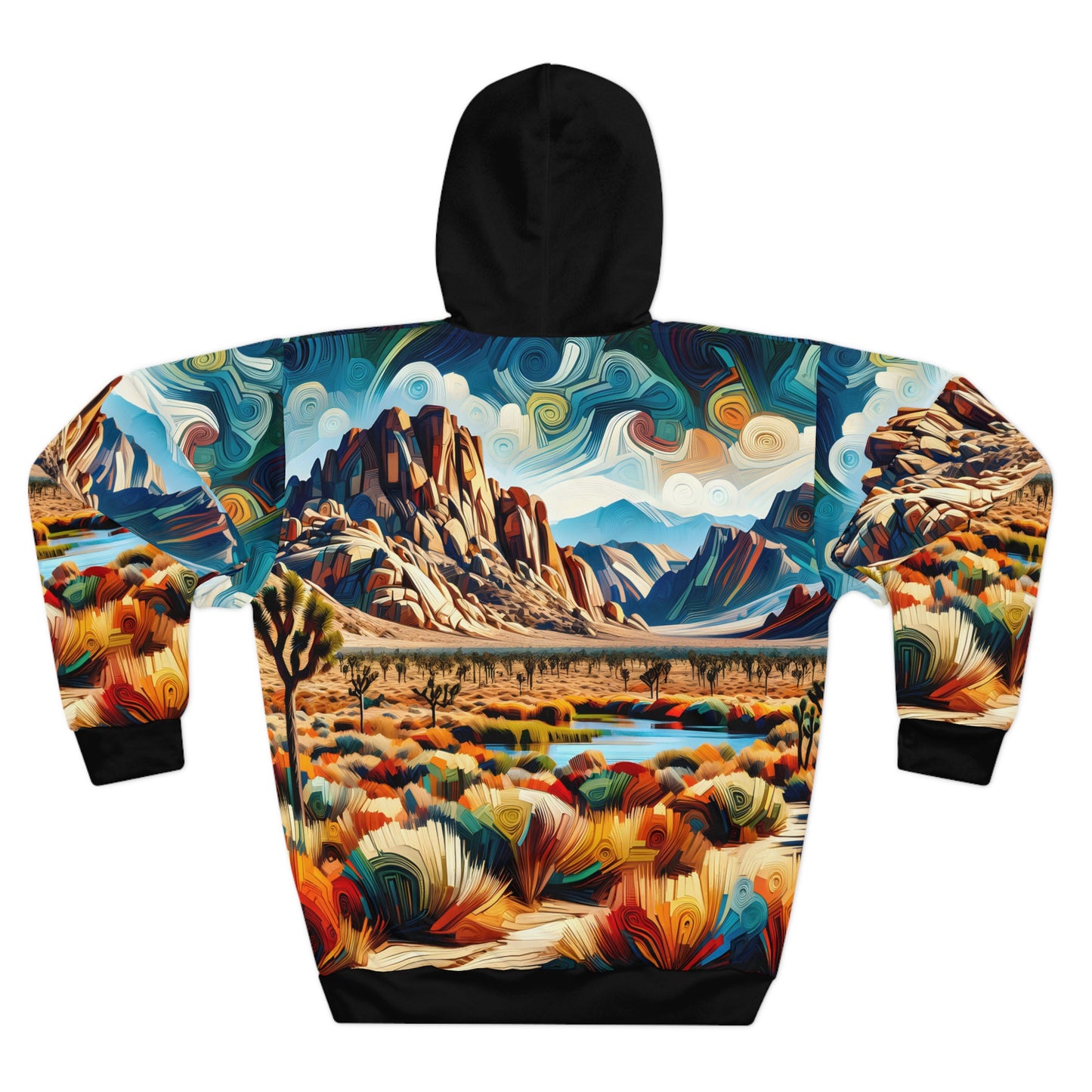 Joshua Tree Hoodie Artistic All-Over Print Desert Adventure Pullover