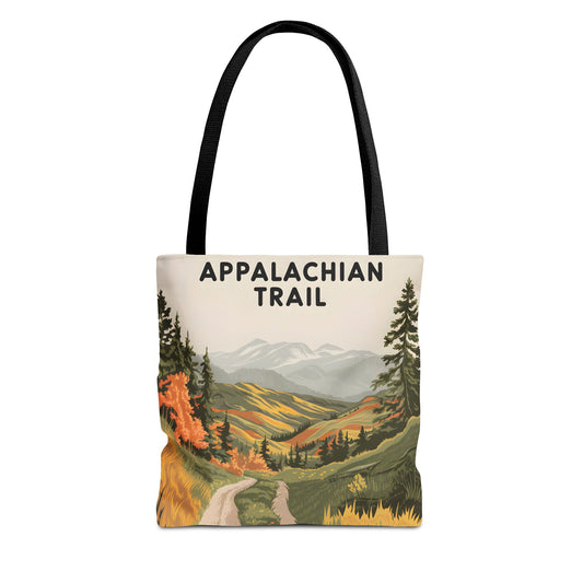 Appalachian Trail Tote Bag All Over Print Scenic Nature Hiking Adventure Apparel