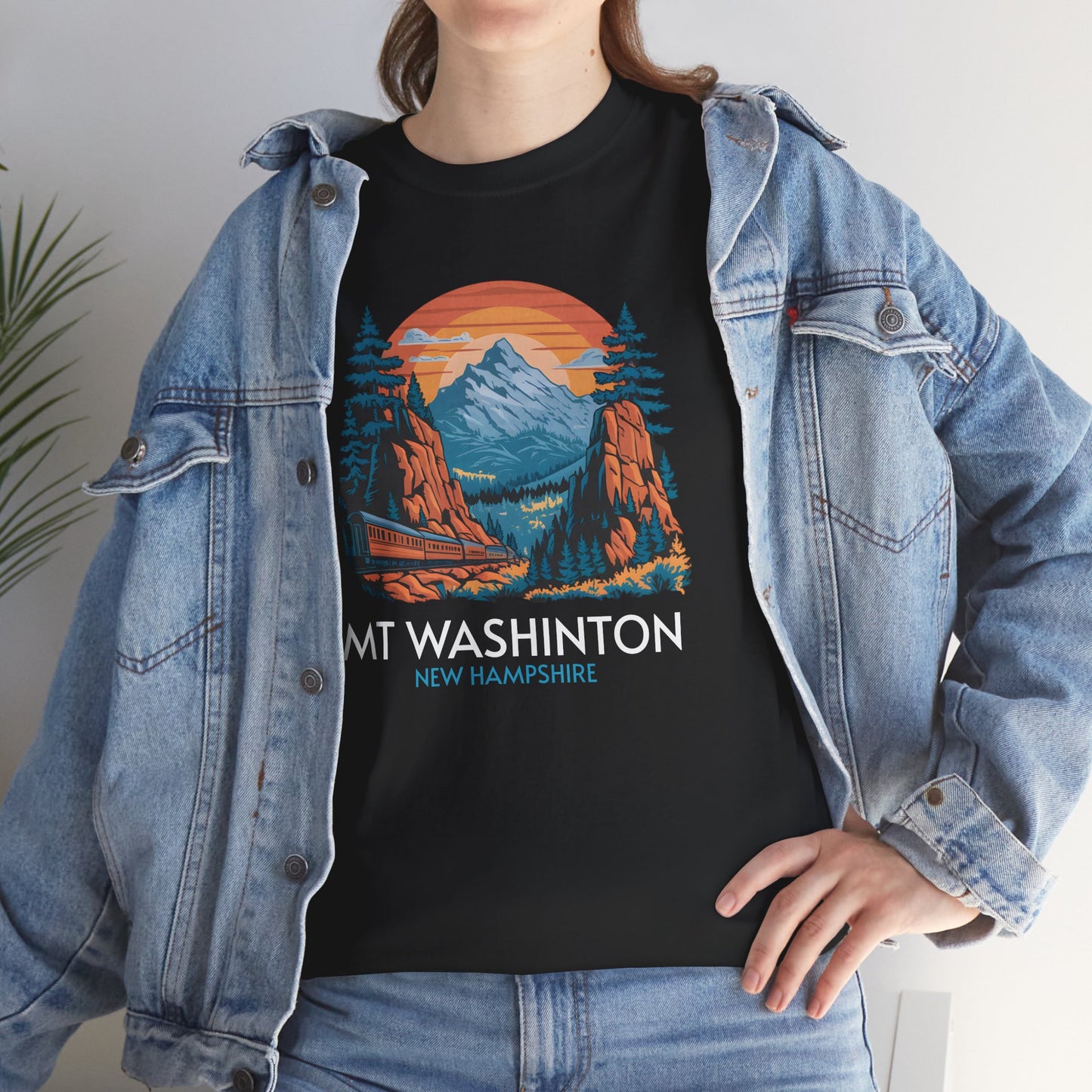 Mount Washington New Hampshire Vintage T-shirt Hiking Adventure Tee Shirt
