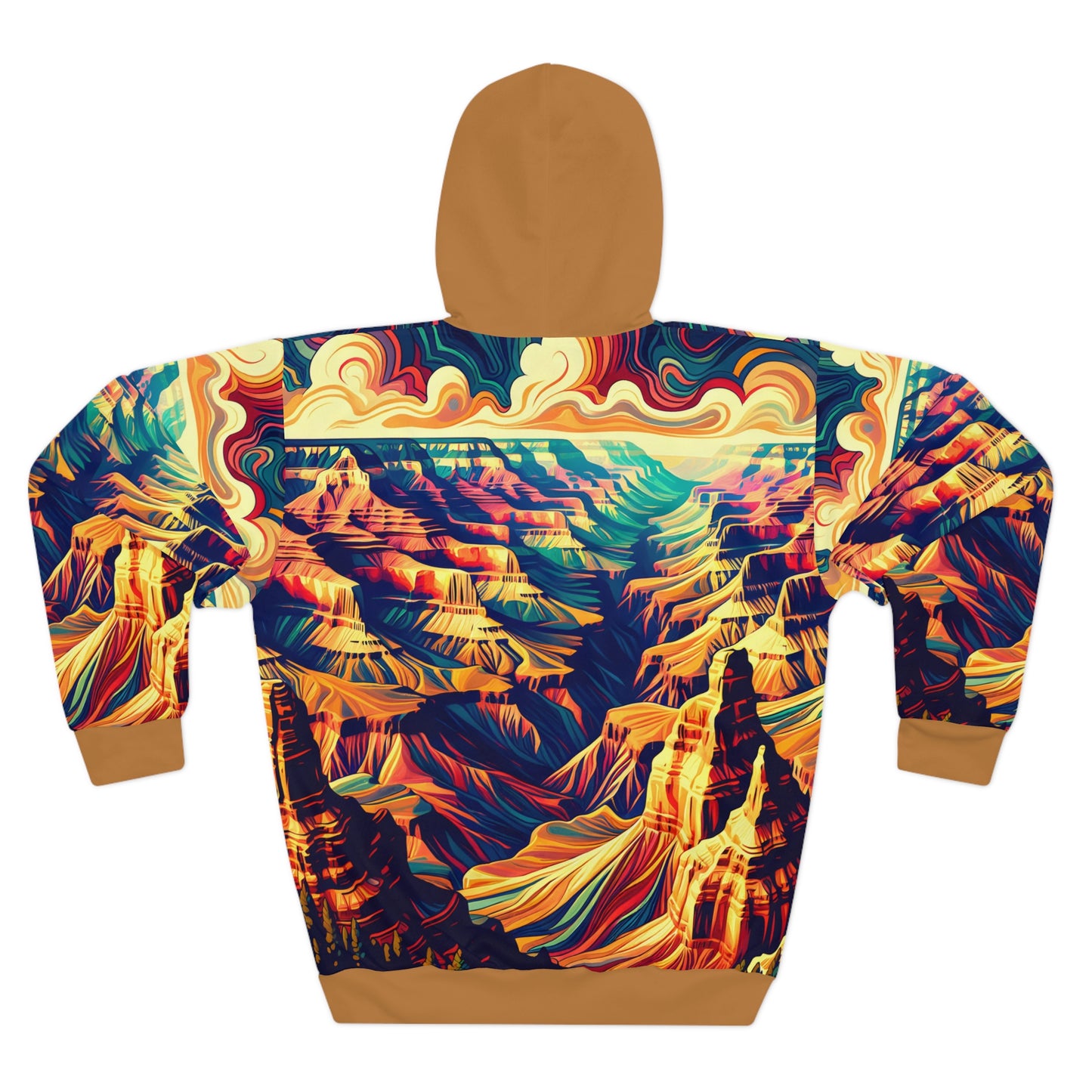 All-Over Print Hoodie Inspired by Grand Canyon National Park Adventure