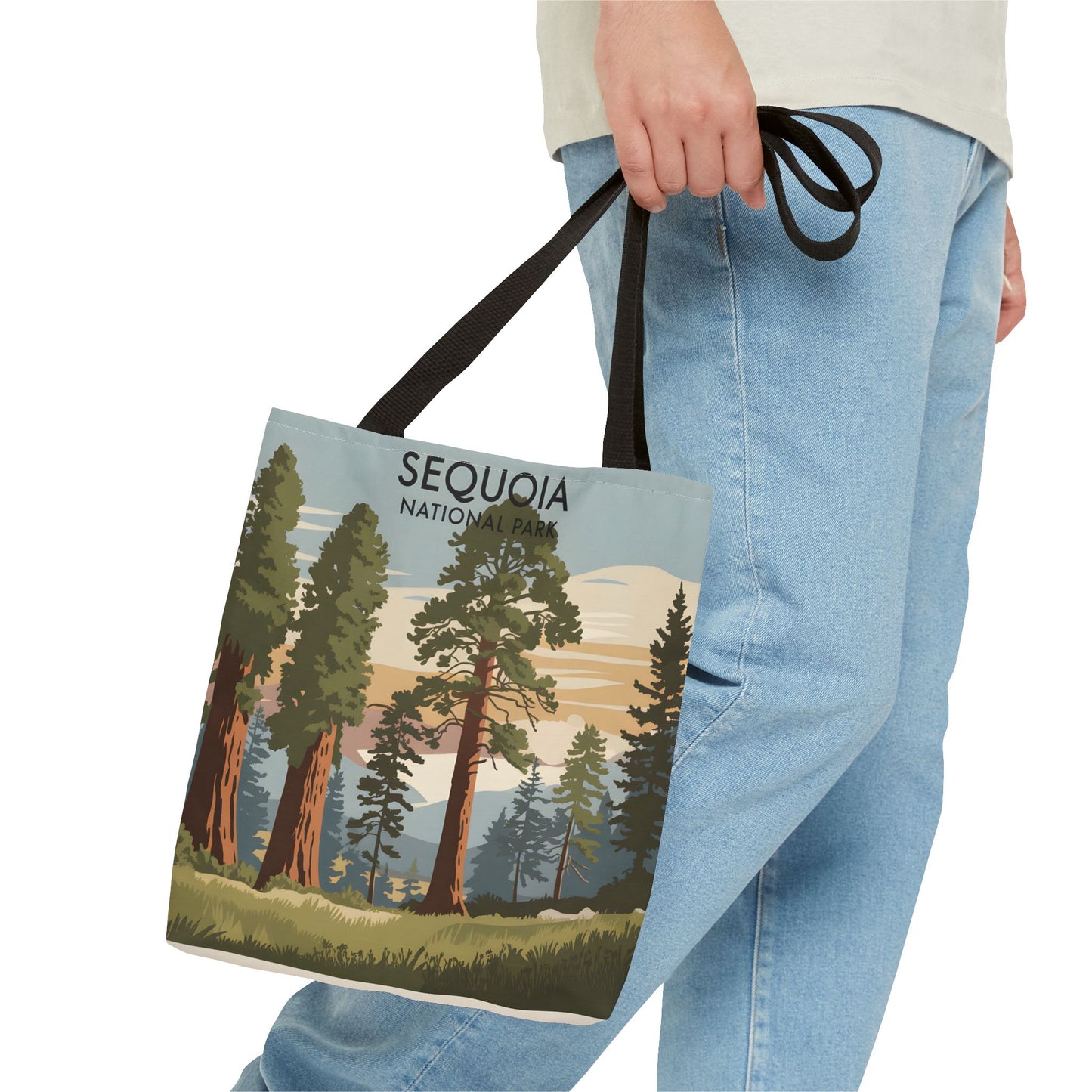 Sequoia National Park All Over Print Tote Bag Eco-Friendly Travel Apparel