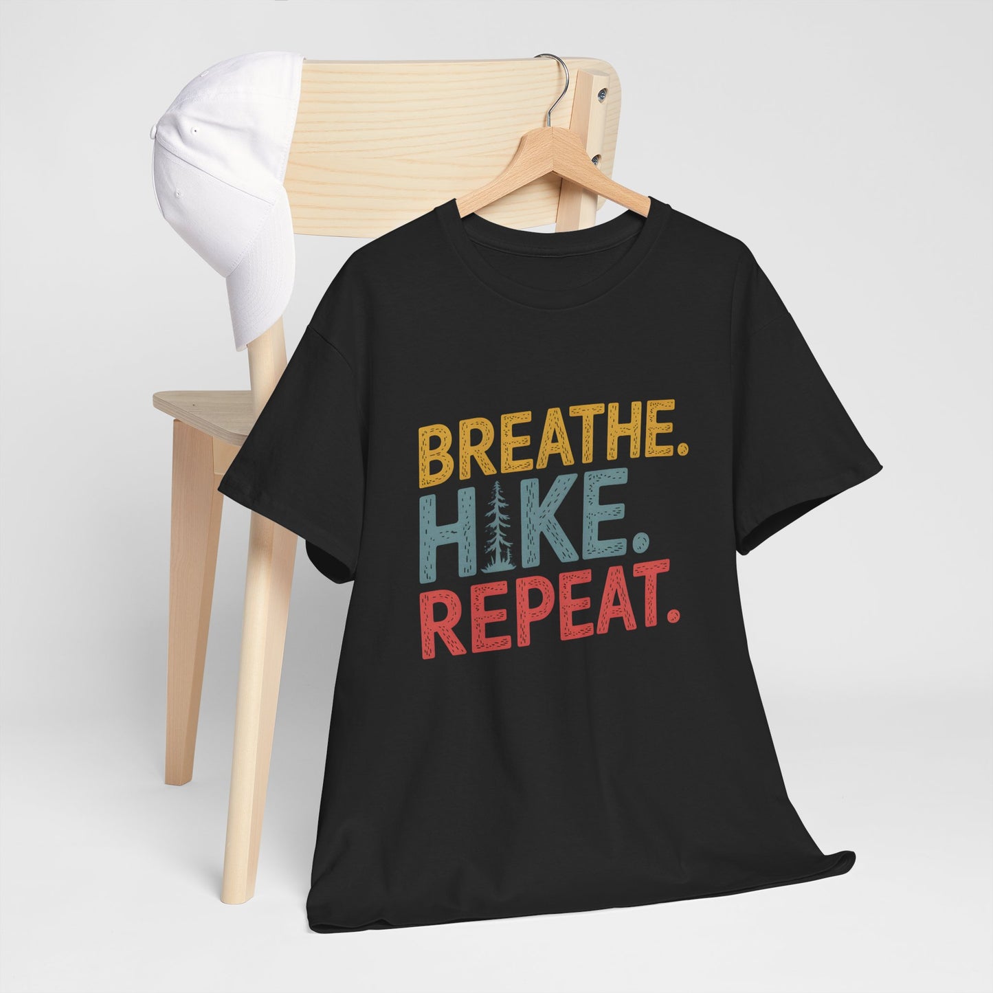 Breathe Hike Repeat Outdoor Adventure Short Sleeve T-Shirt Hiking Apparel