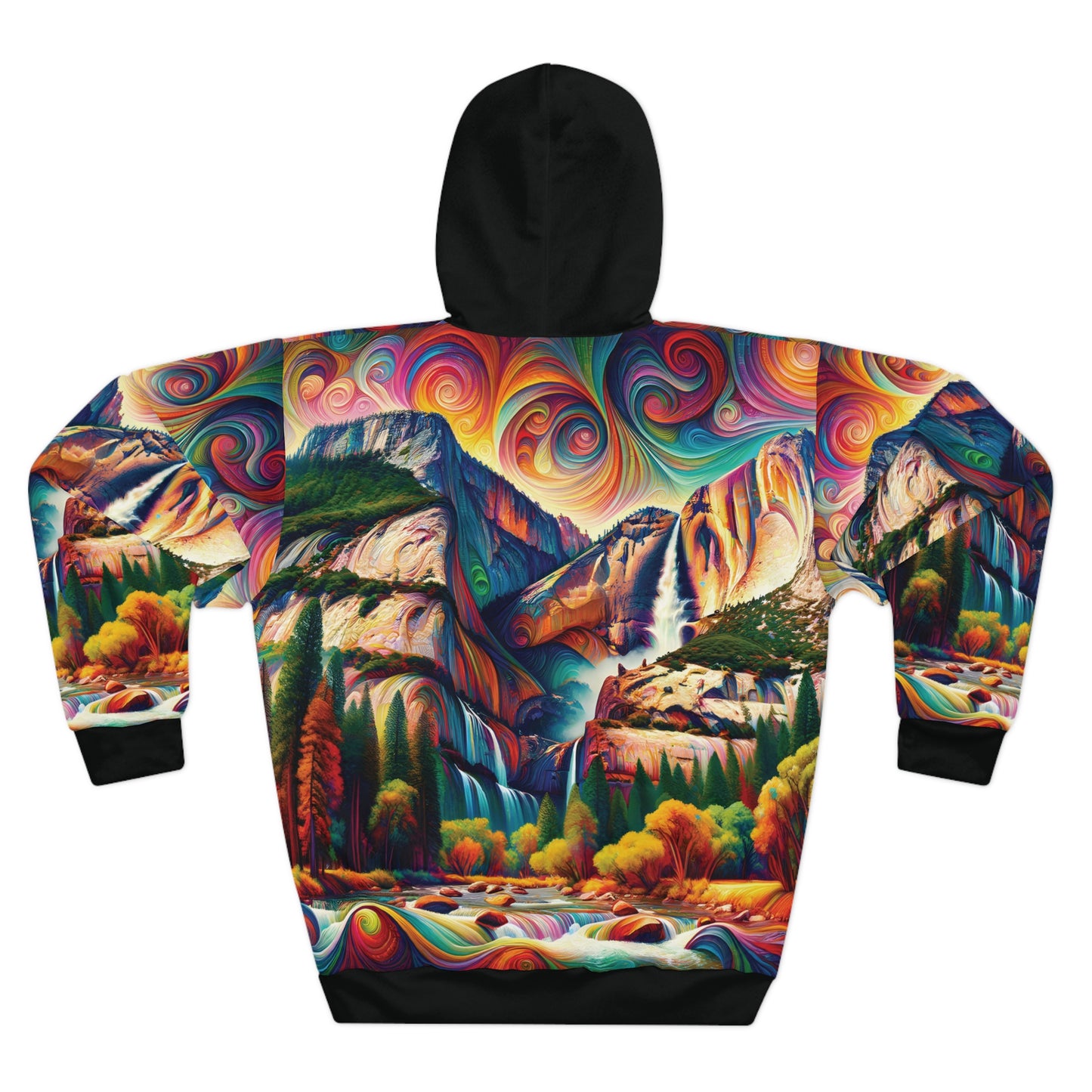 Yosemite Hoodie All Over Print National Park Sweatshirt Hiking Nature Gift