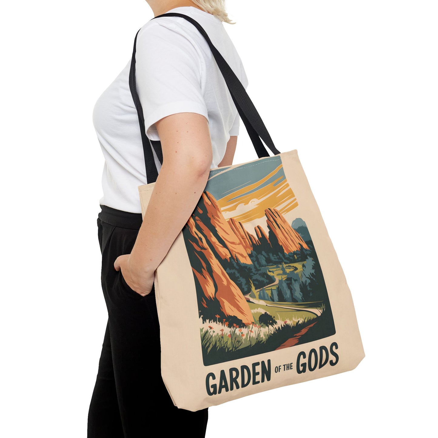 Garden of the Gods Tote Bag All Over Print Scenic Landscape Nature Art Travel