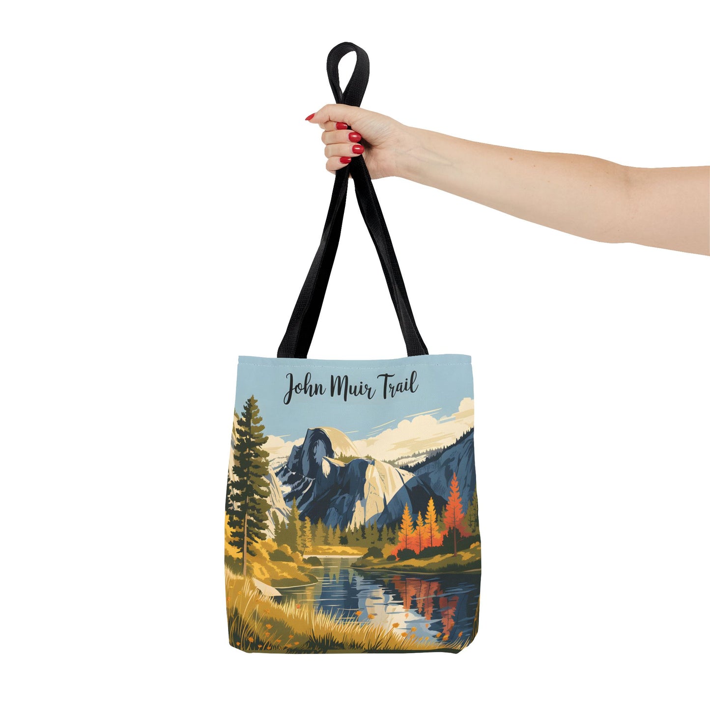 John Muir Trail All Over Print Tote Bag Nature Art Landscape Gift Eco Friendly