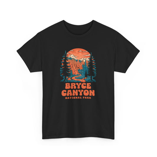 Bryce Canyon National Park Rero Graphic Tee  Unisex Heavy Cotton Shirt Tshirt