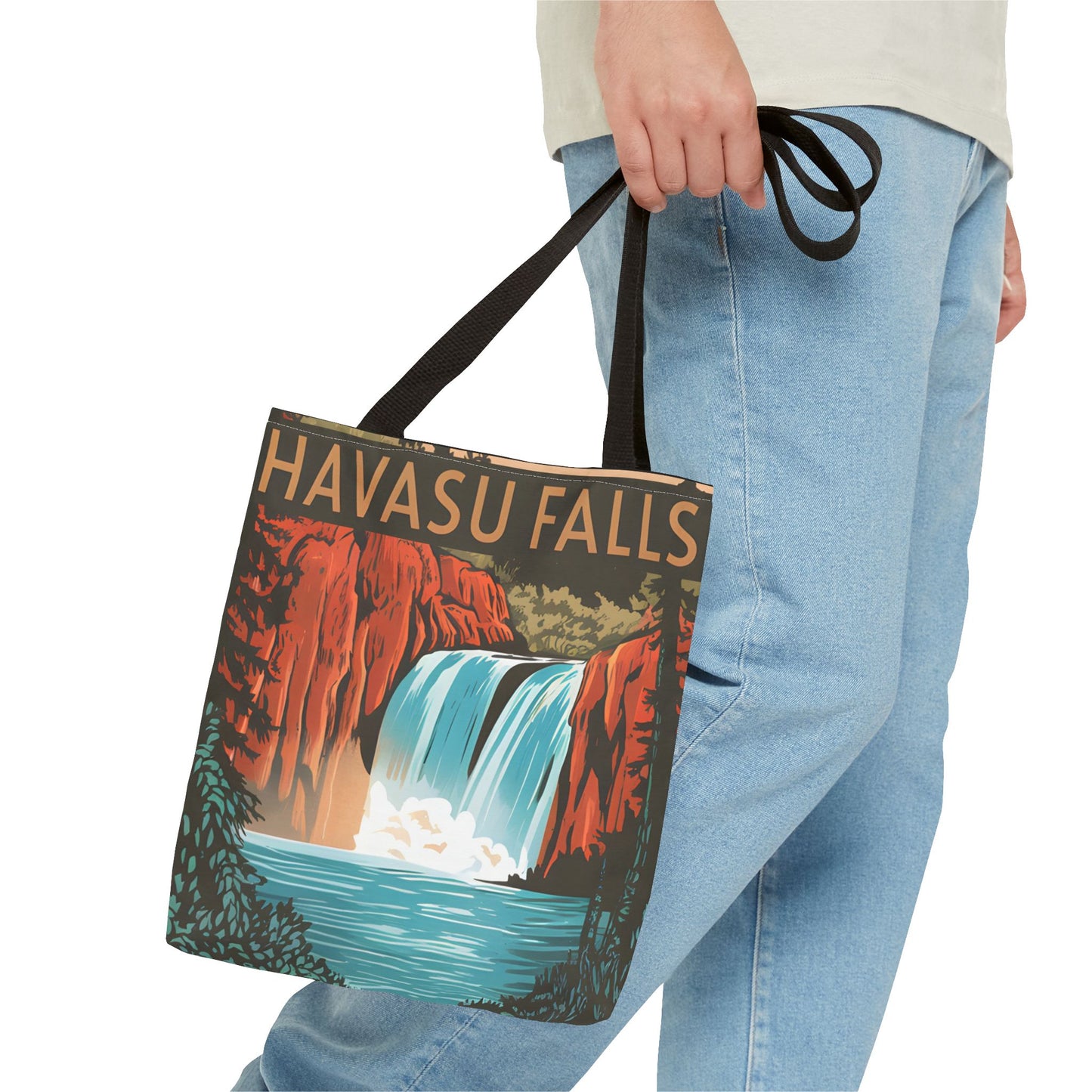Havasu Falls All Over Print Tote Bag Eco Friendly Travel Accessory