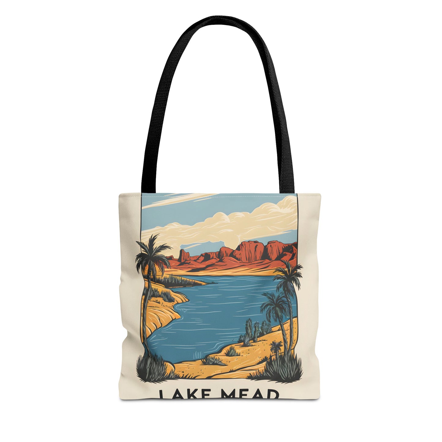 Lake Mead All Over Print Tote Bag Unique Design Nevada Arizona Travel Gift
