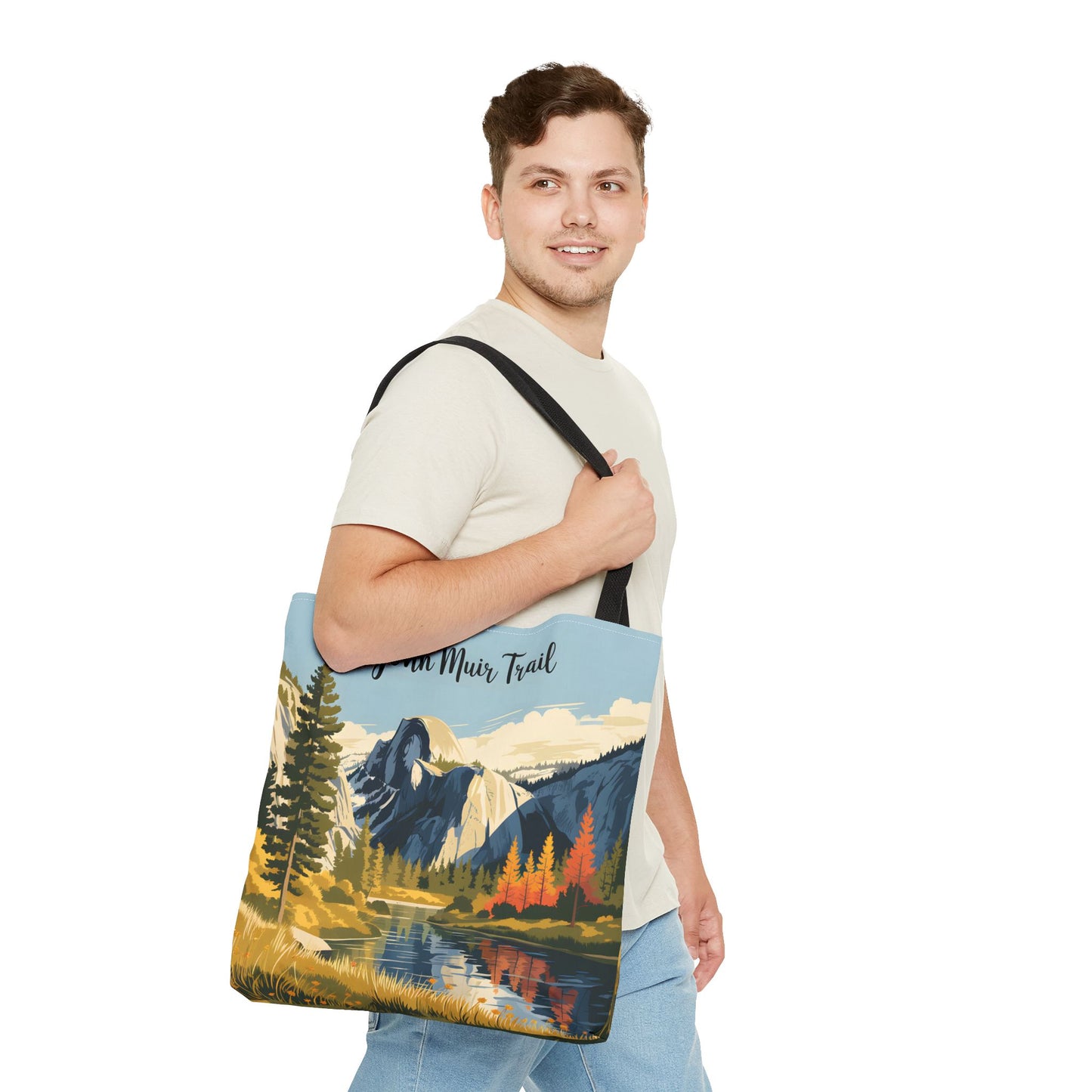 John Muir Trail All Over Print Tote Bag Nature Art Landscape Gift Eco Friendly