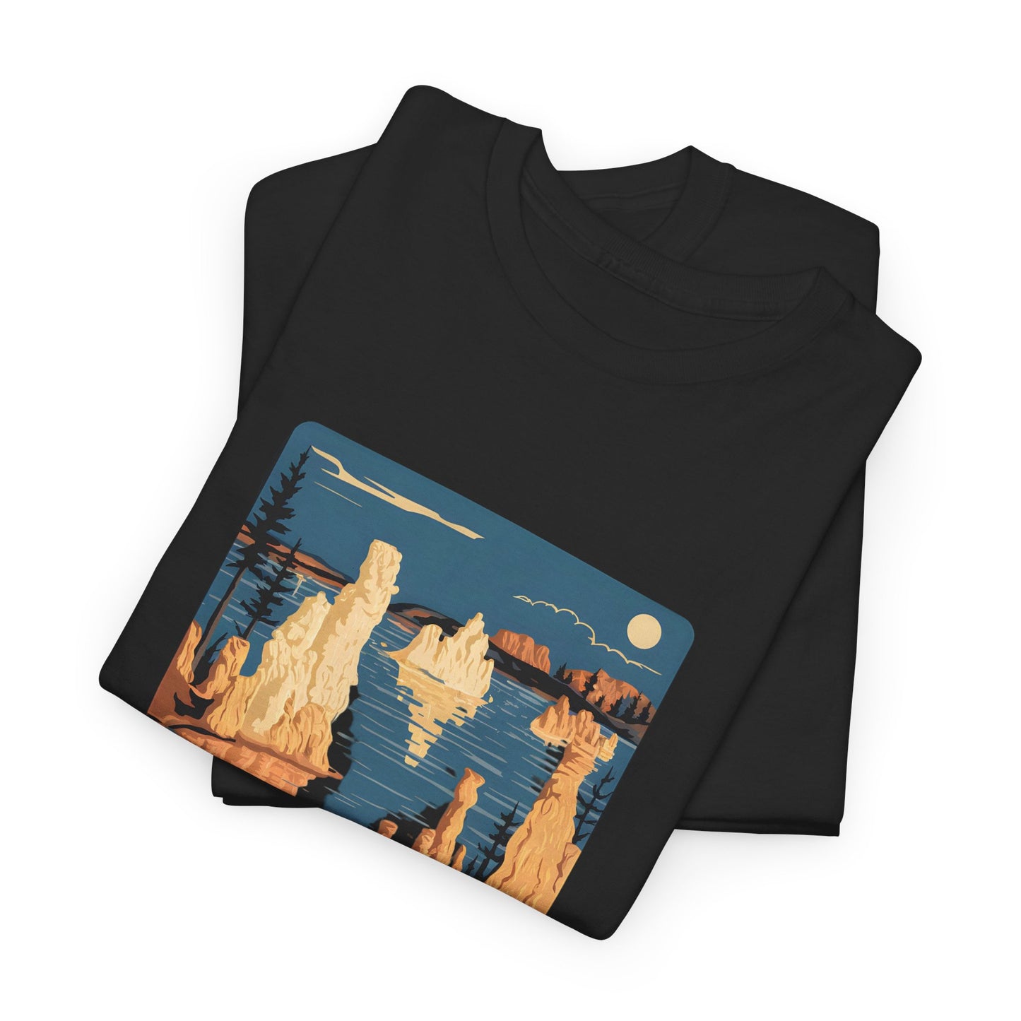 Mono Lake T-Shirt Vintage California Graphic Tee Nature Travel Poster Style