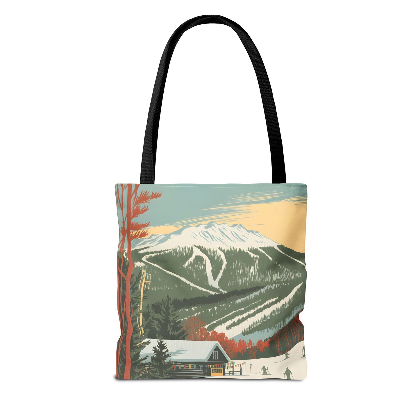 Okemo Vermont Tote Bag Winter Ski Resort All Over Print Eco Friendly Style