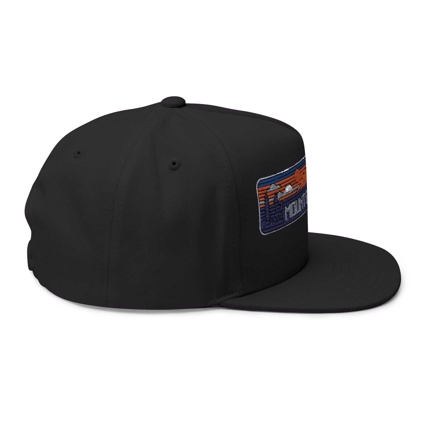 Mount Bierstadt Flat Bill Hat Vintage Mountain Graphic Cap Outdoors Wear