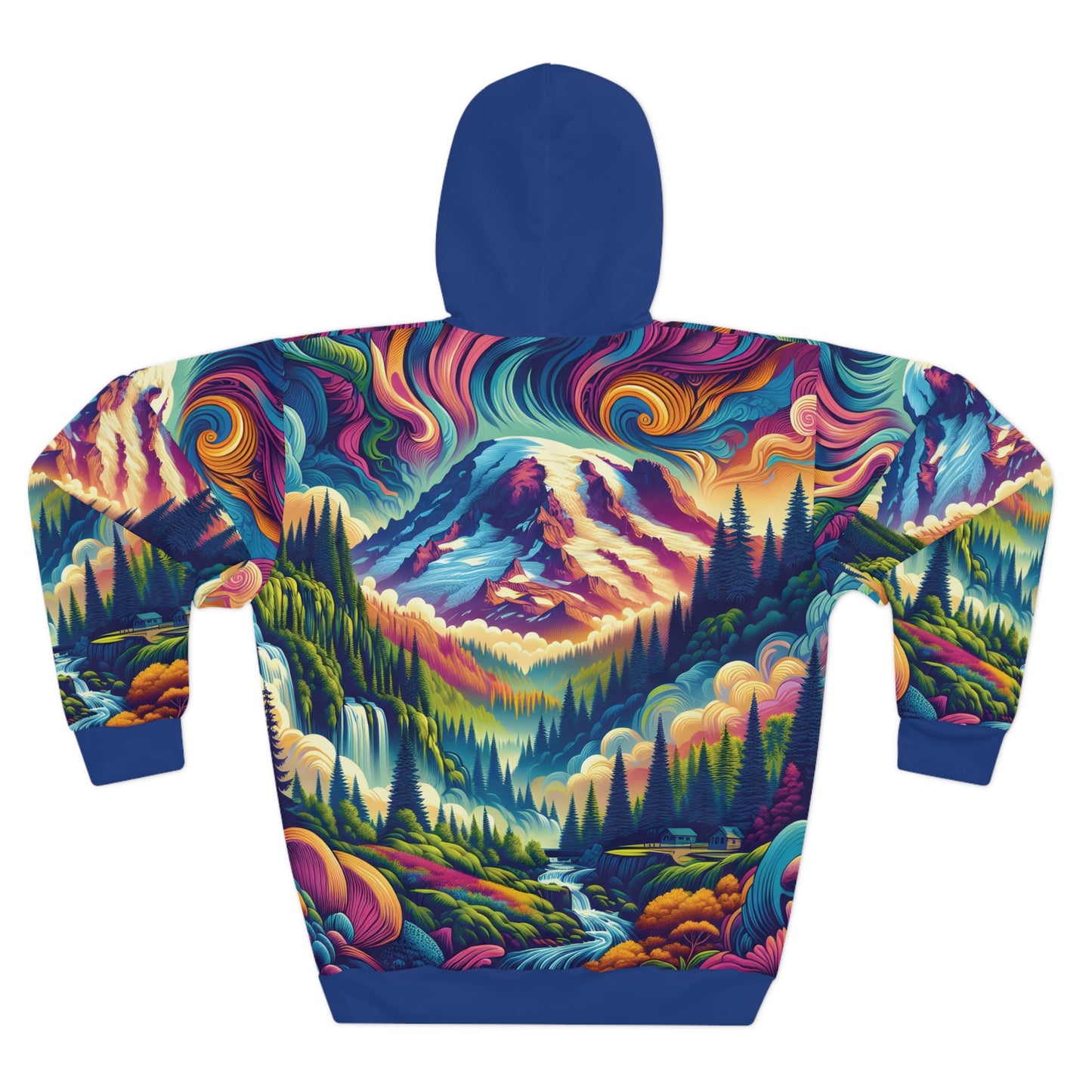Mount Rainier Hoodie All Over Print Outdoor Travel Apparel Unisex Pullover Wear