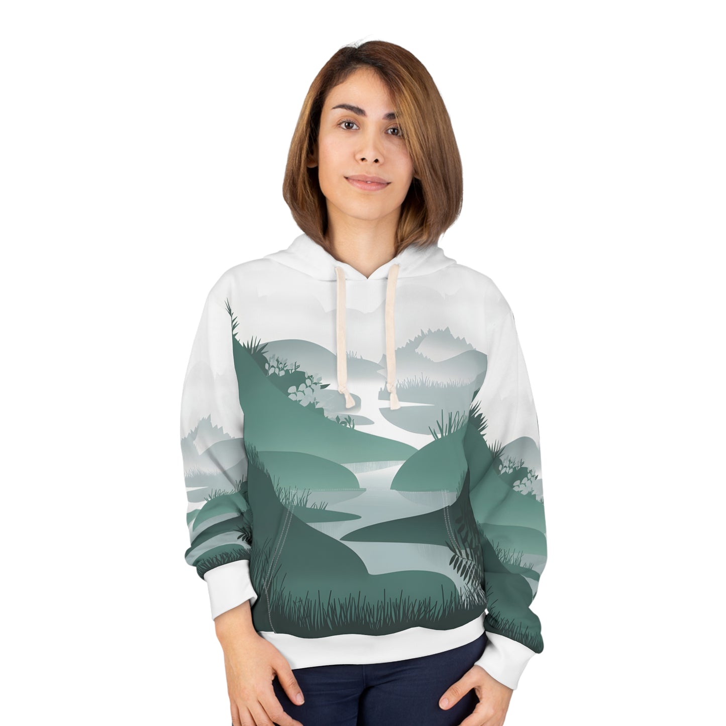 Silent Roots National Park Hoodie All Over Print Inspired Adventure Apparel