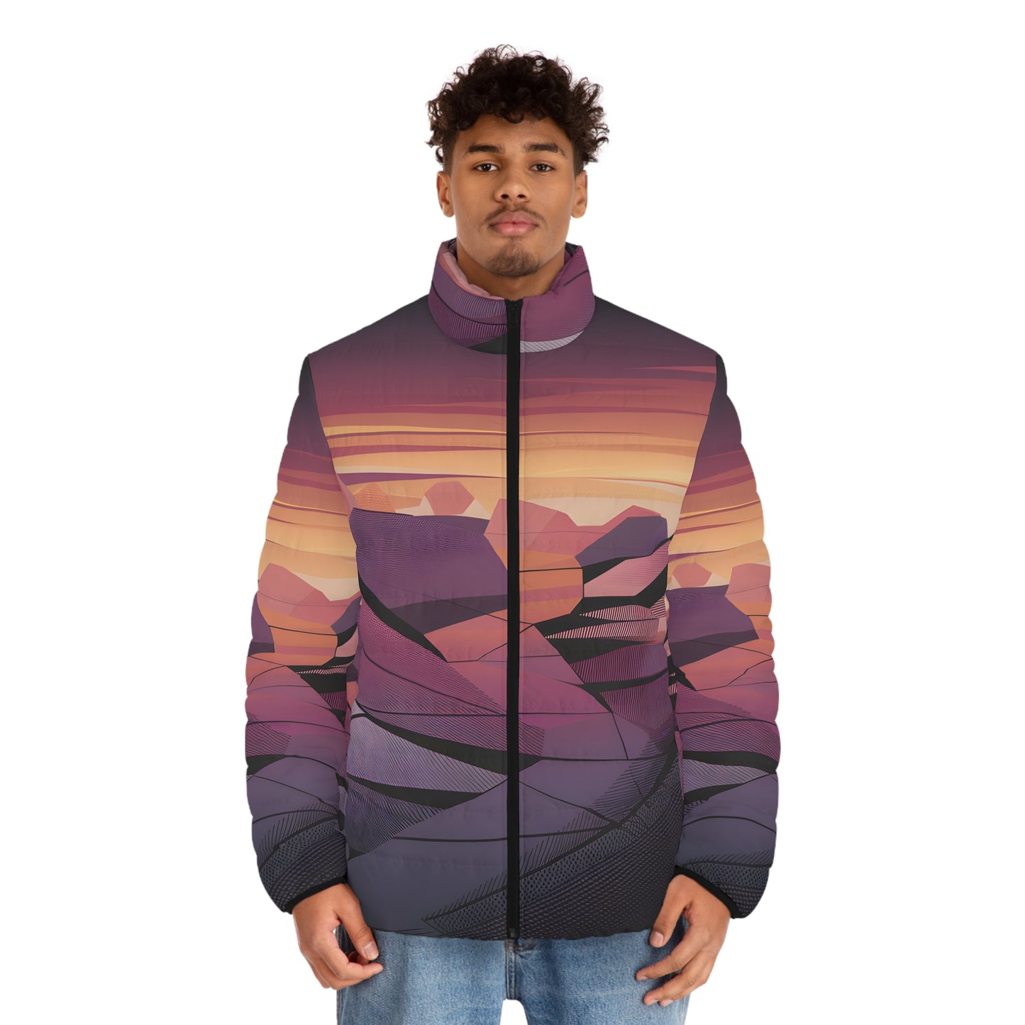 Dusk Plateau Puffer Jacket Outdoor Travel Style Warm Winter Apparel Coat