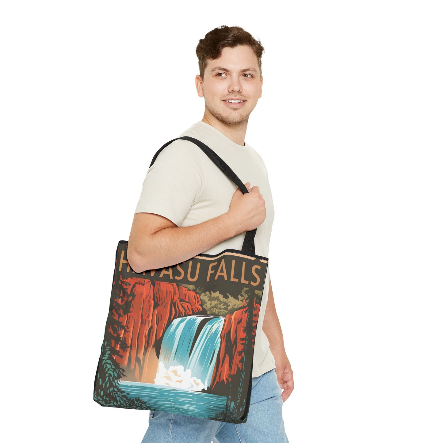 Havasu Falls All Over Print Tote Bag Eco Friendly Travel Accessory