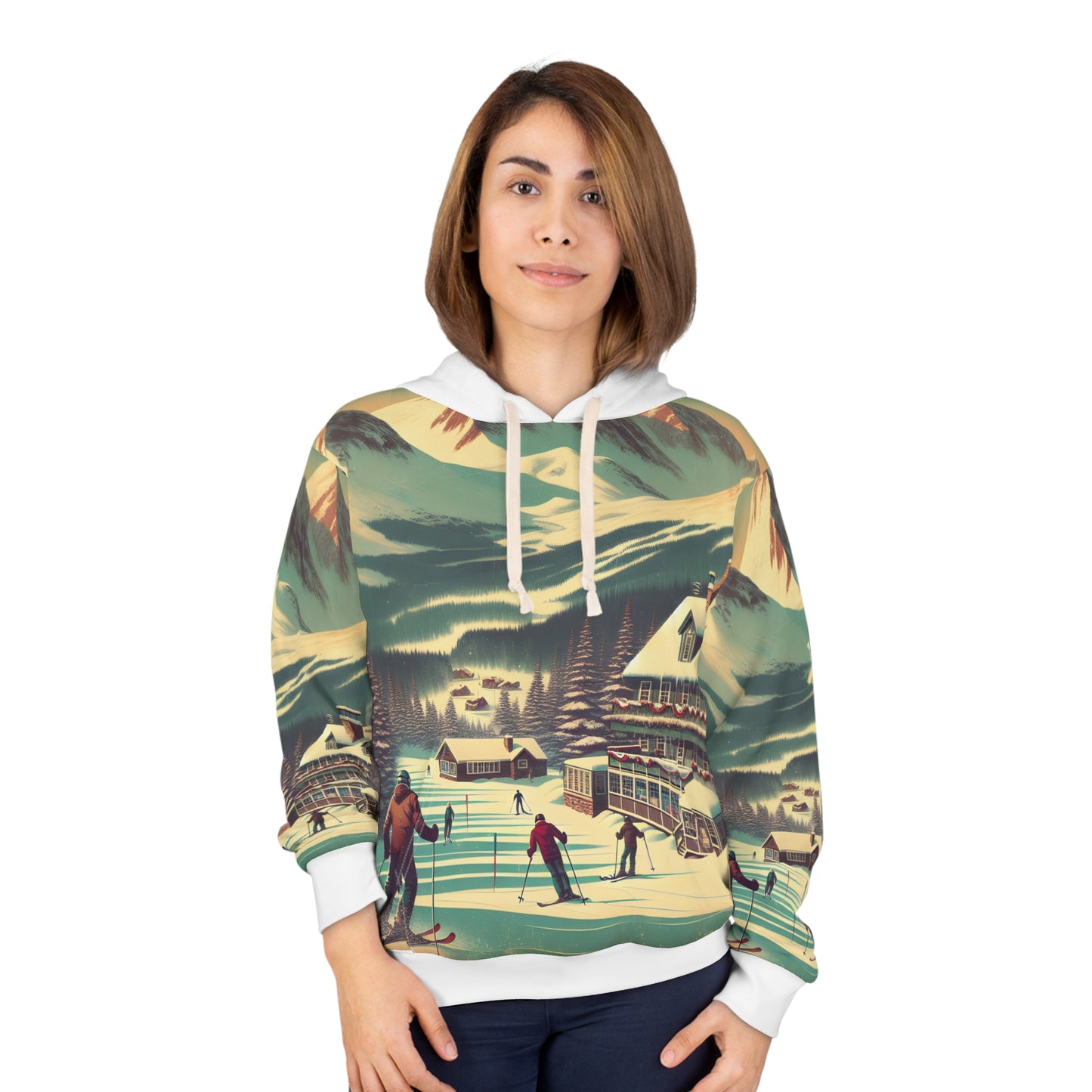 Mount Evans Colorado Hoodie Outdoor Apparel All Over Print Design Art Adventure