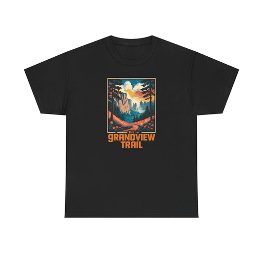 Grandview Trail Unisex Tee, Vintage Hiking Shirt, Outdoor Adventure Apparel,