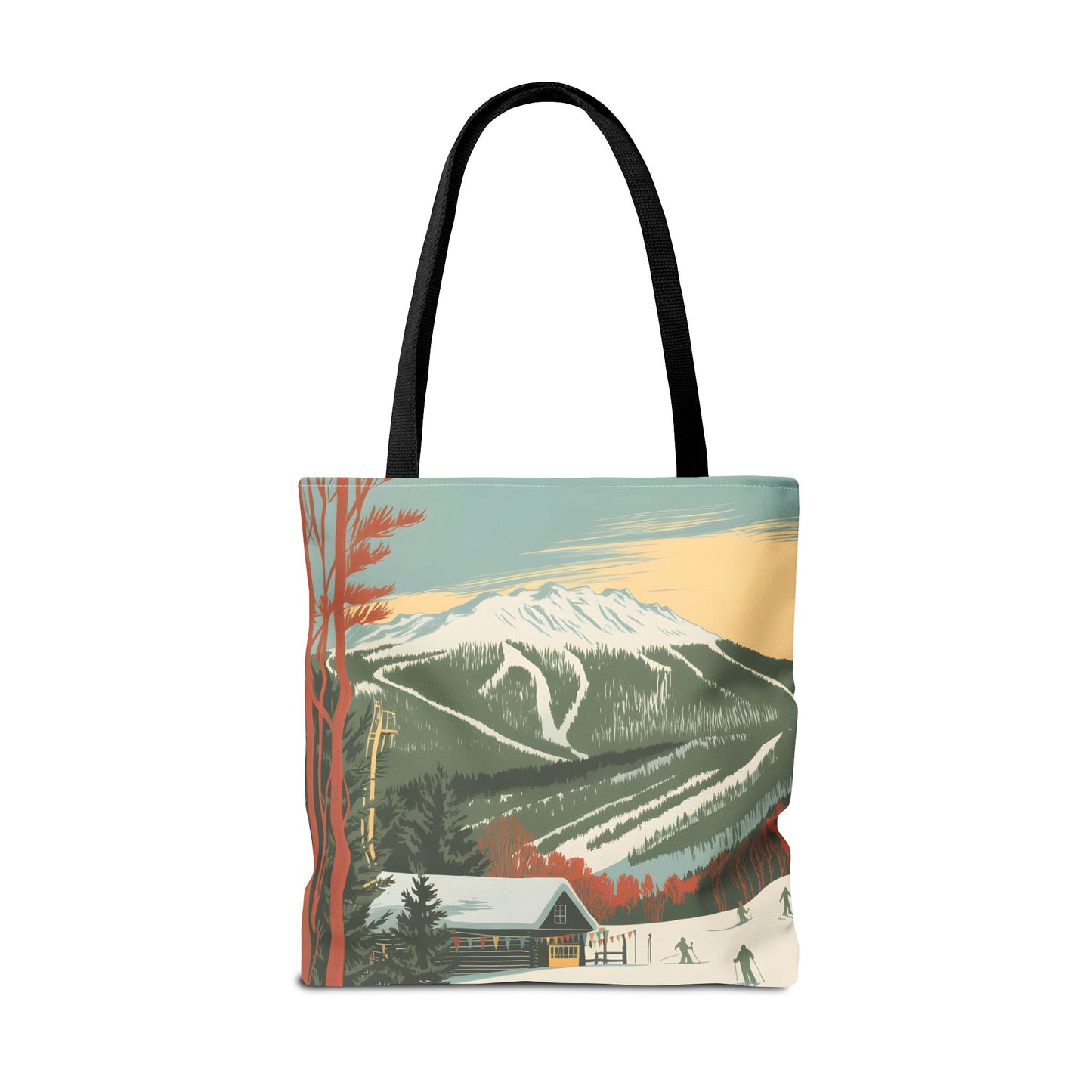 Okemo Vermont Tote Bag Winter Ski Resort All Over Print Eco Friendly Style
