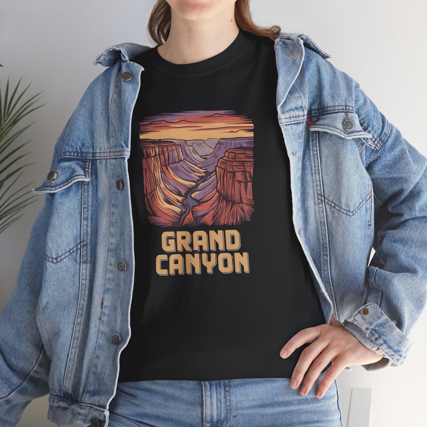 Grand Canyon T-Shirt Unisex Graphic Tee Retro National Park Nature Hiking Gift