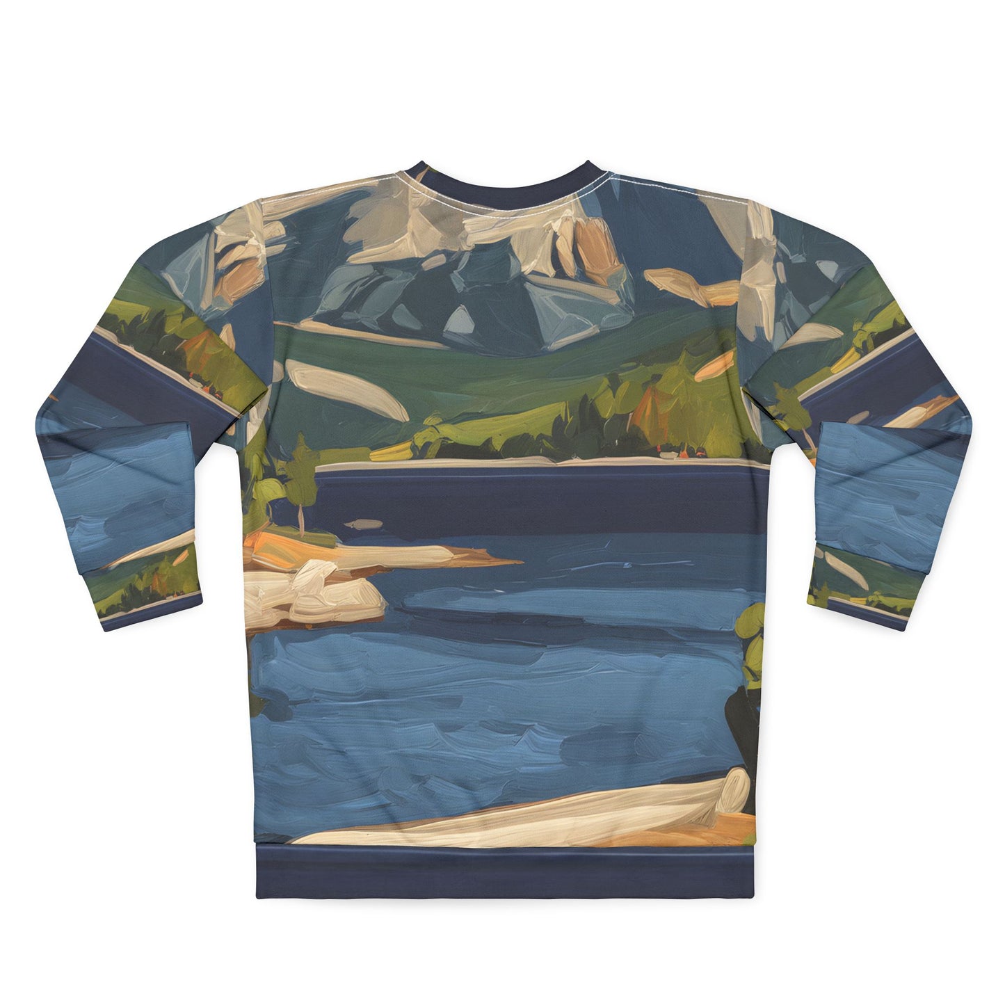 Lake Bled Inspired Hoodie All Over Print Outdoor Travel Apparel