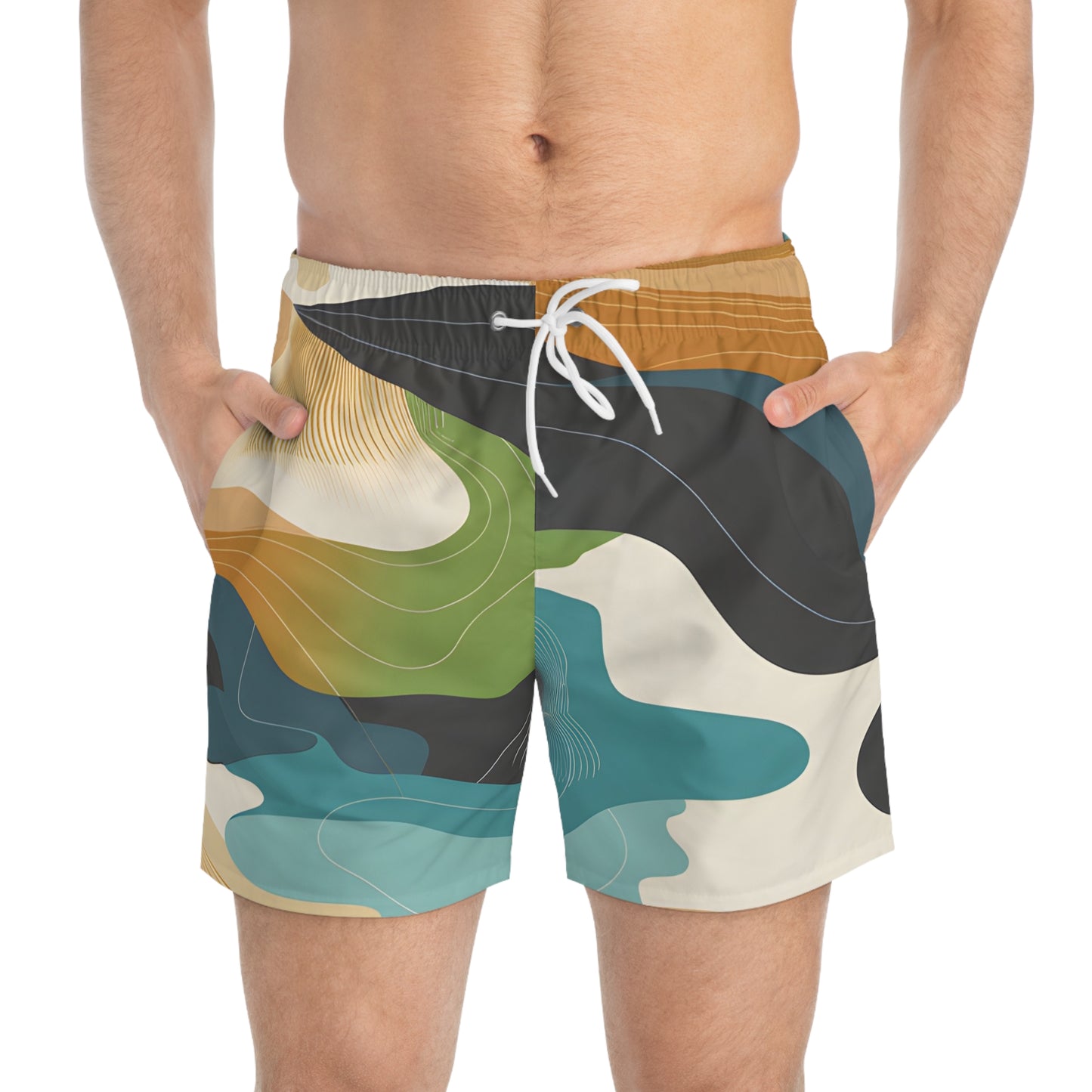 Wave Chaser Stylish Swimwear for Women Multicolor Bathing Suit - Swim Trunks
