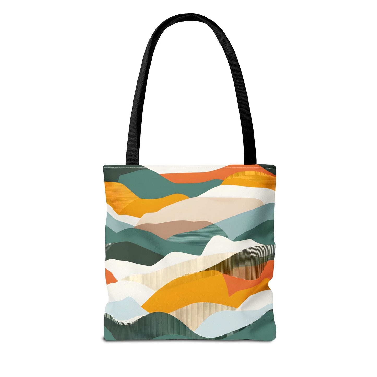 Sunset Geometry Tote Bag Stylish Handbag for Everyday Use - Tote Bag