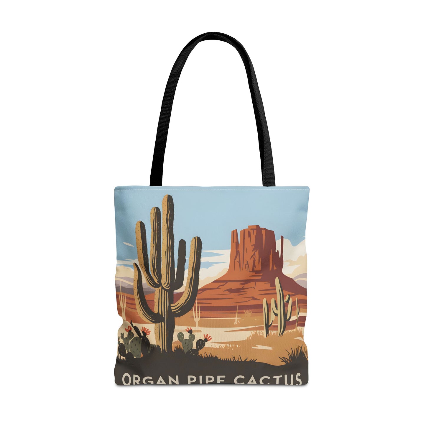 Organ Pipe Cactus National Monument Tote Bag Southwest Desert Landscape Design