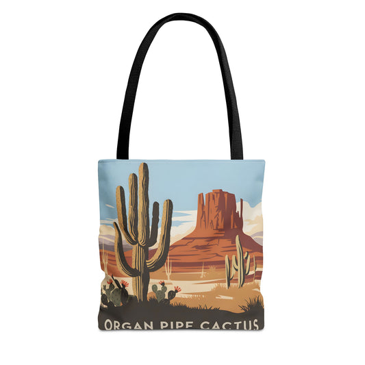 Organ Pipe Cactus National Monument Tote Bag Southwest Desert Landscape Design