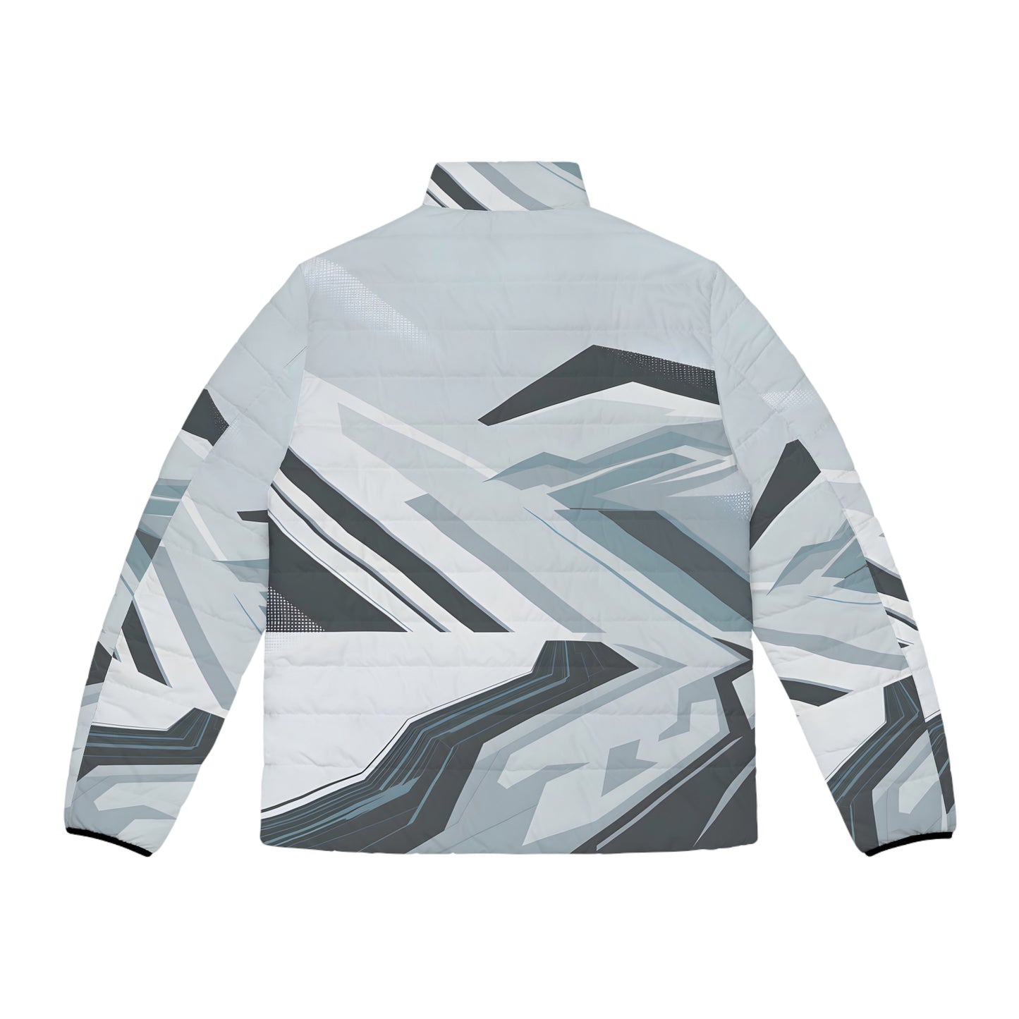 Puffer Jacket Outdoor Apparel Whiteout Lines Stylish Warm Weather Gear Winter