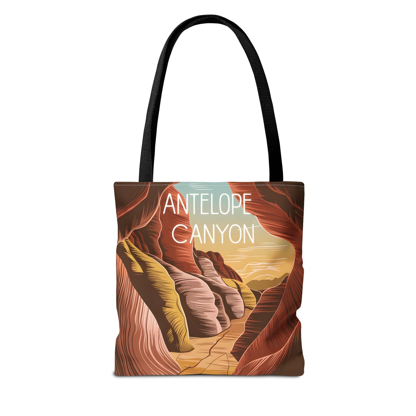 Antelope Canyon All Over Print Tote Bag Unique Design Travel Accessory