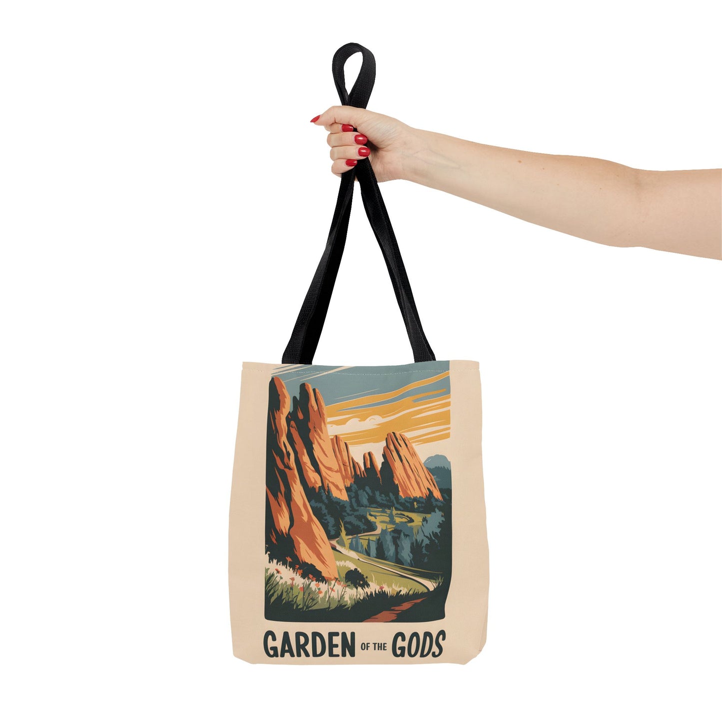 Garden of the Gods Tote Bag All Over Print Scenic Landscape Nature Art Travel