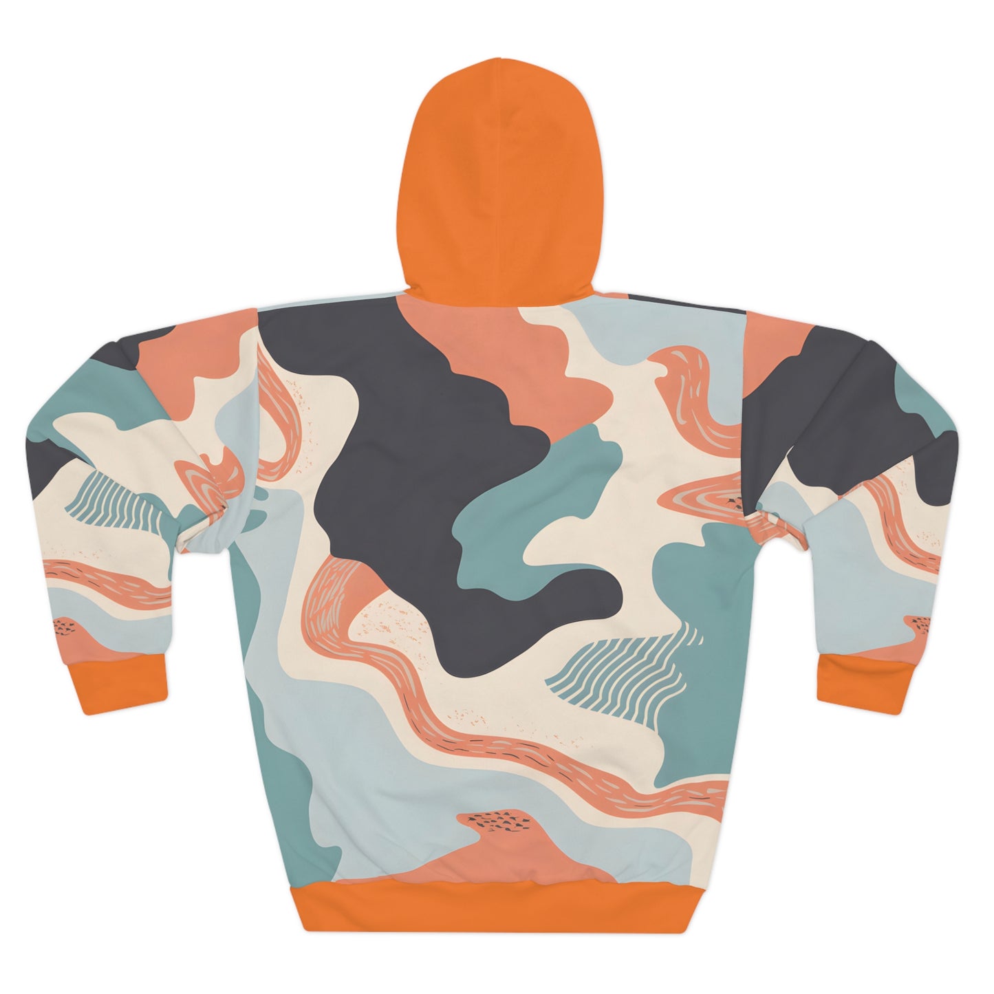 Coral Basin Hoodie All Over Print Unisex Pullover Outdoor Adventure Streetwear