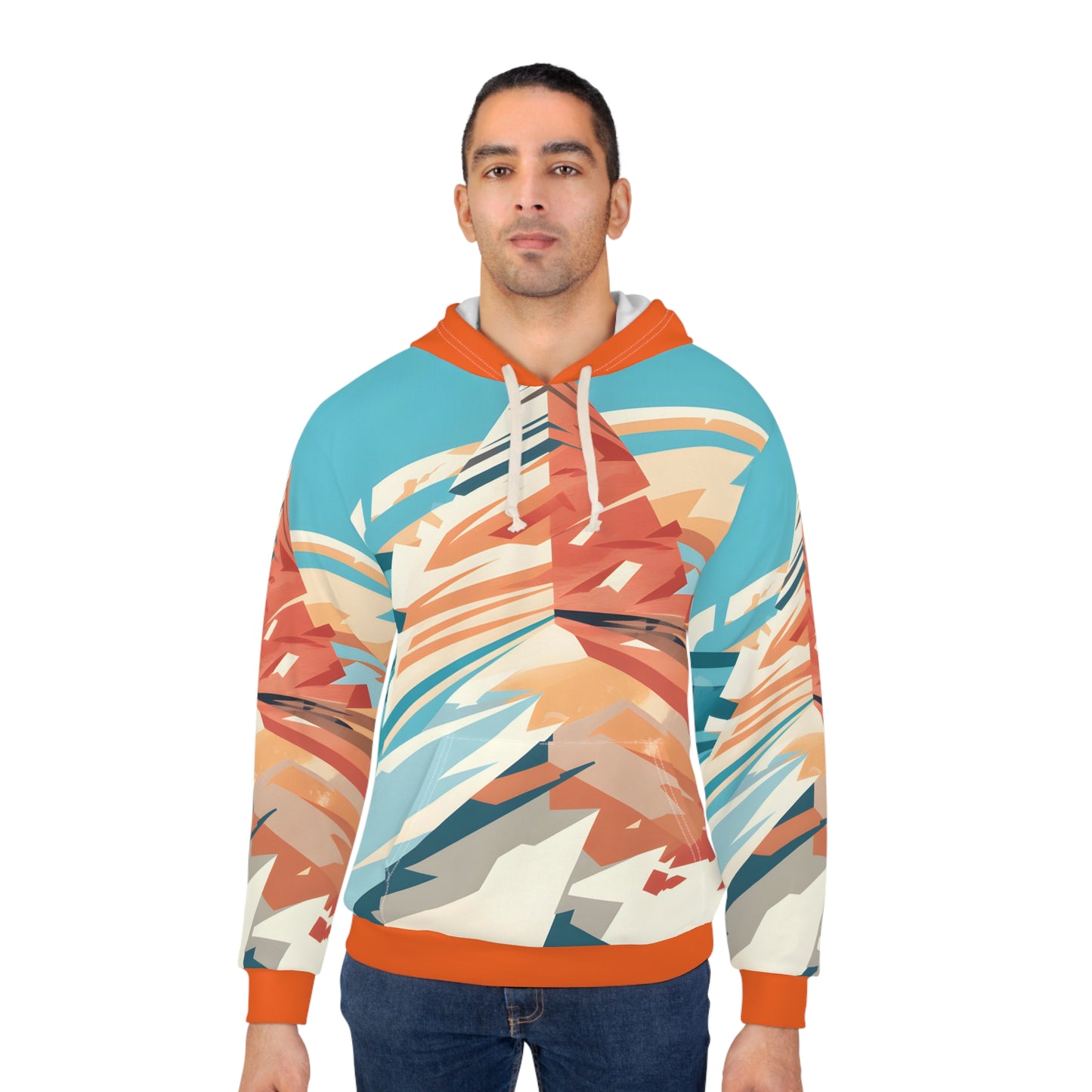 Sunwashed Spire Pullover Hoodie Outdoor Apparel Travel National Park Inspired