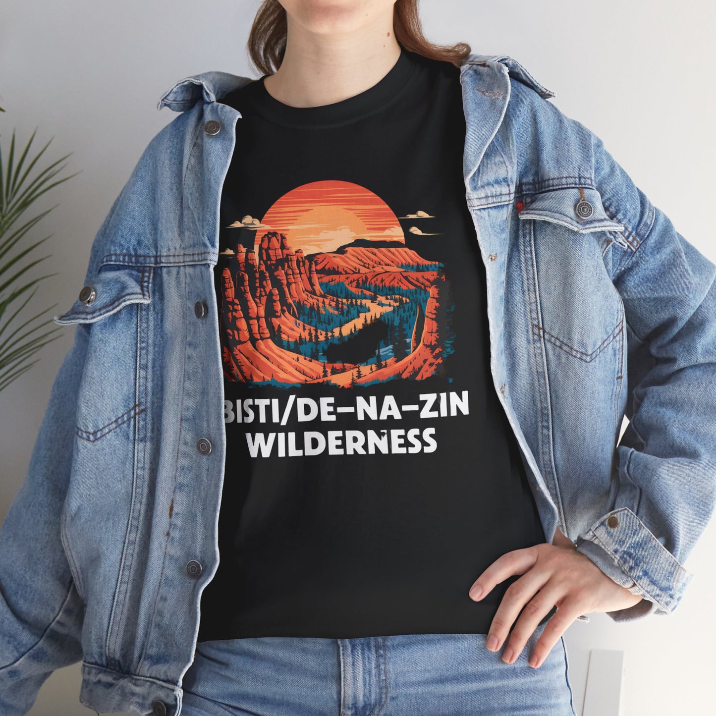 Bisti De-Na-Zin Wilderness T-Shirt Vintage Graphic Nature Tees Hiking Apparel