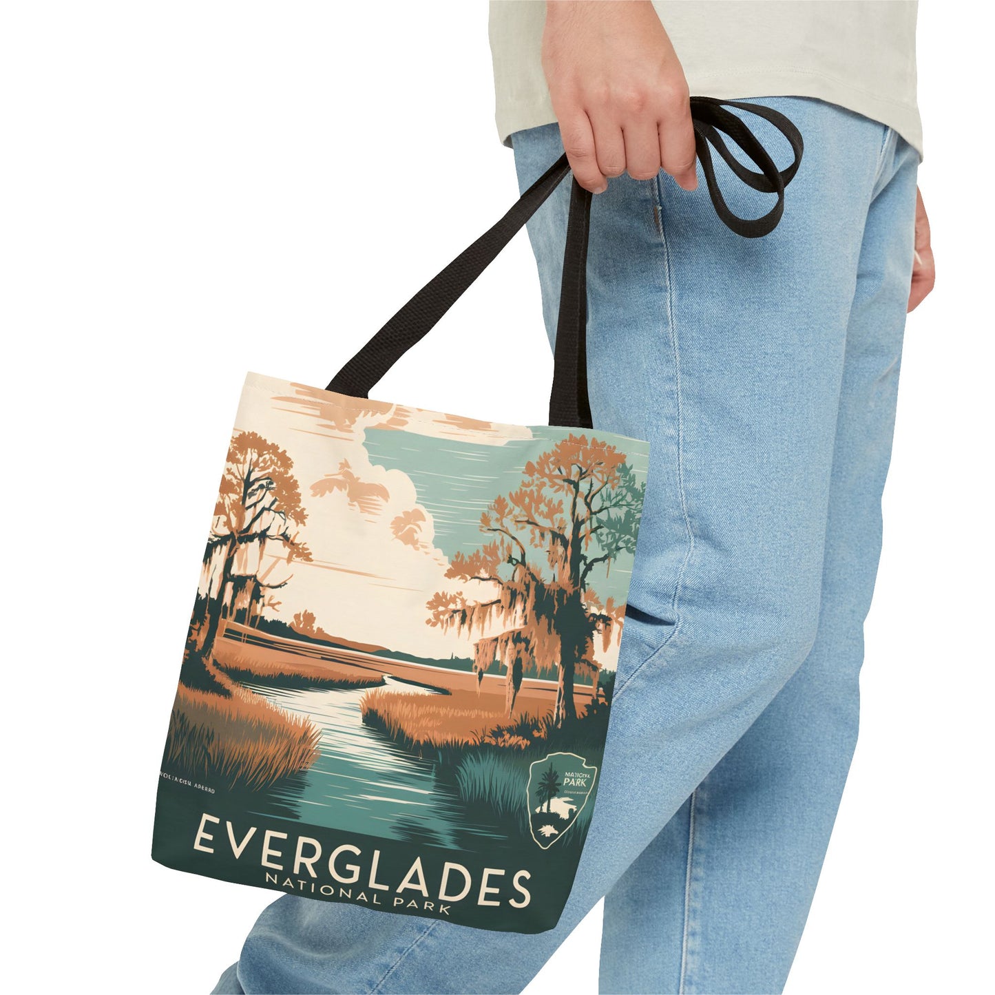 Everglades National Park All Over Print Tote Bag Eco Friendly Travel Accessory