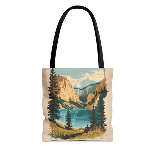 Hanging Lake Trail Tote Bag Eco Friendly Outdoor Adventure All Over Print
