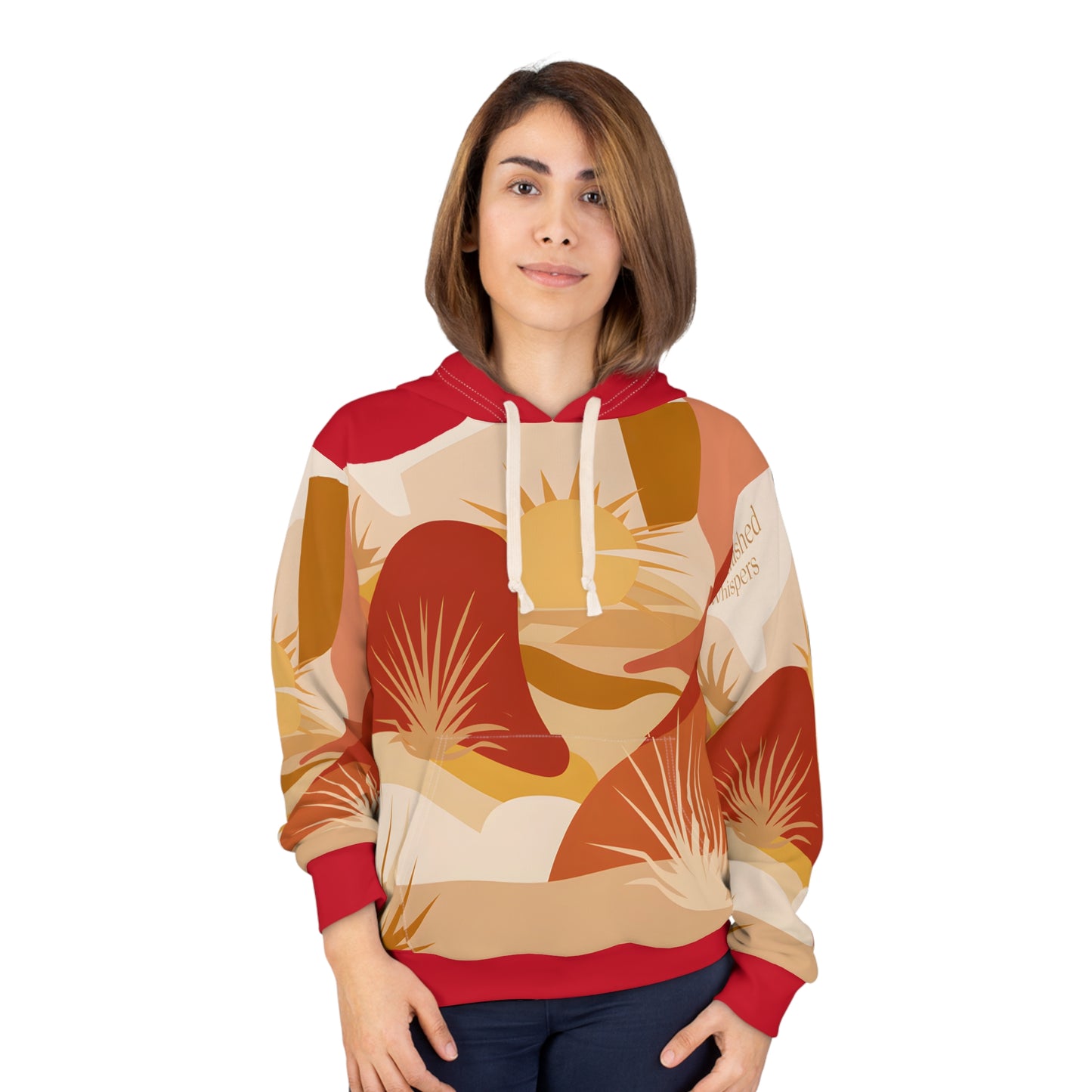 Sunwashed Whispers Art All Over Print Hoodie Outdoor Travel Apparel Nature