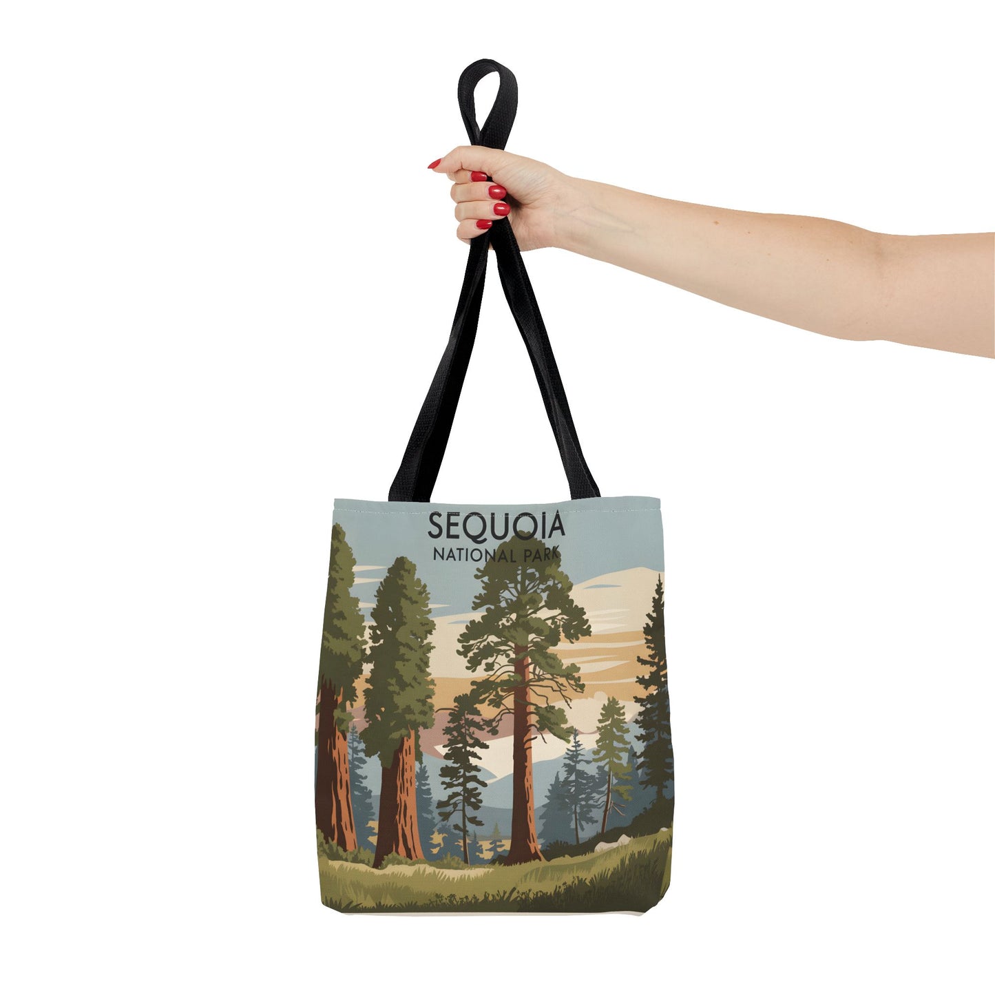 Sequoia National Park All Over Print Tote Bag Eco-Friendly Travel Apparel