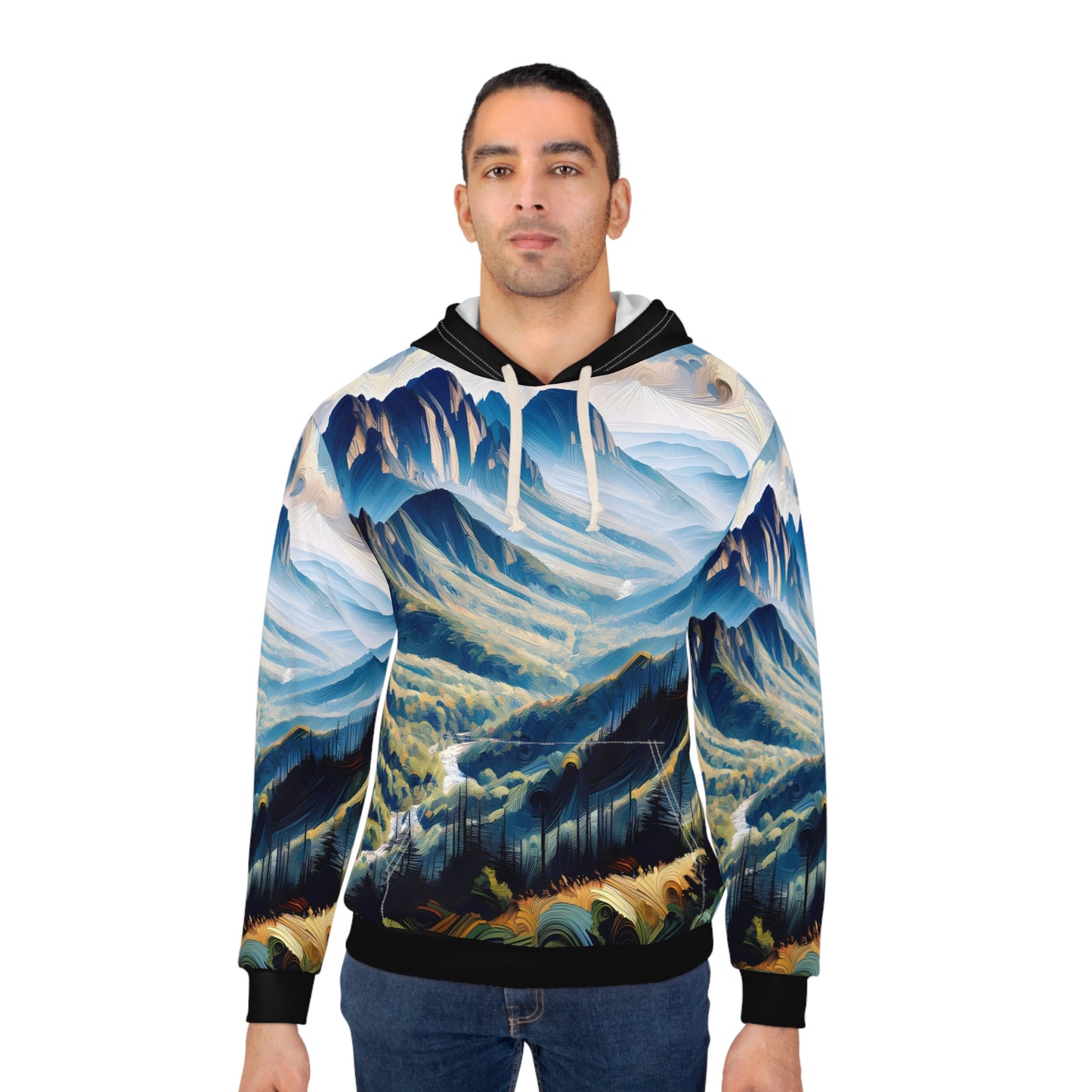 All-Over Print Hoodie featuring Stunning Zion National Park Landscape Design