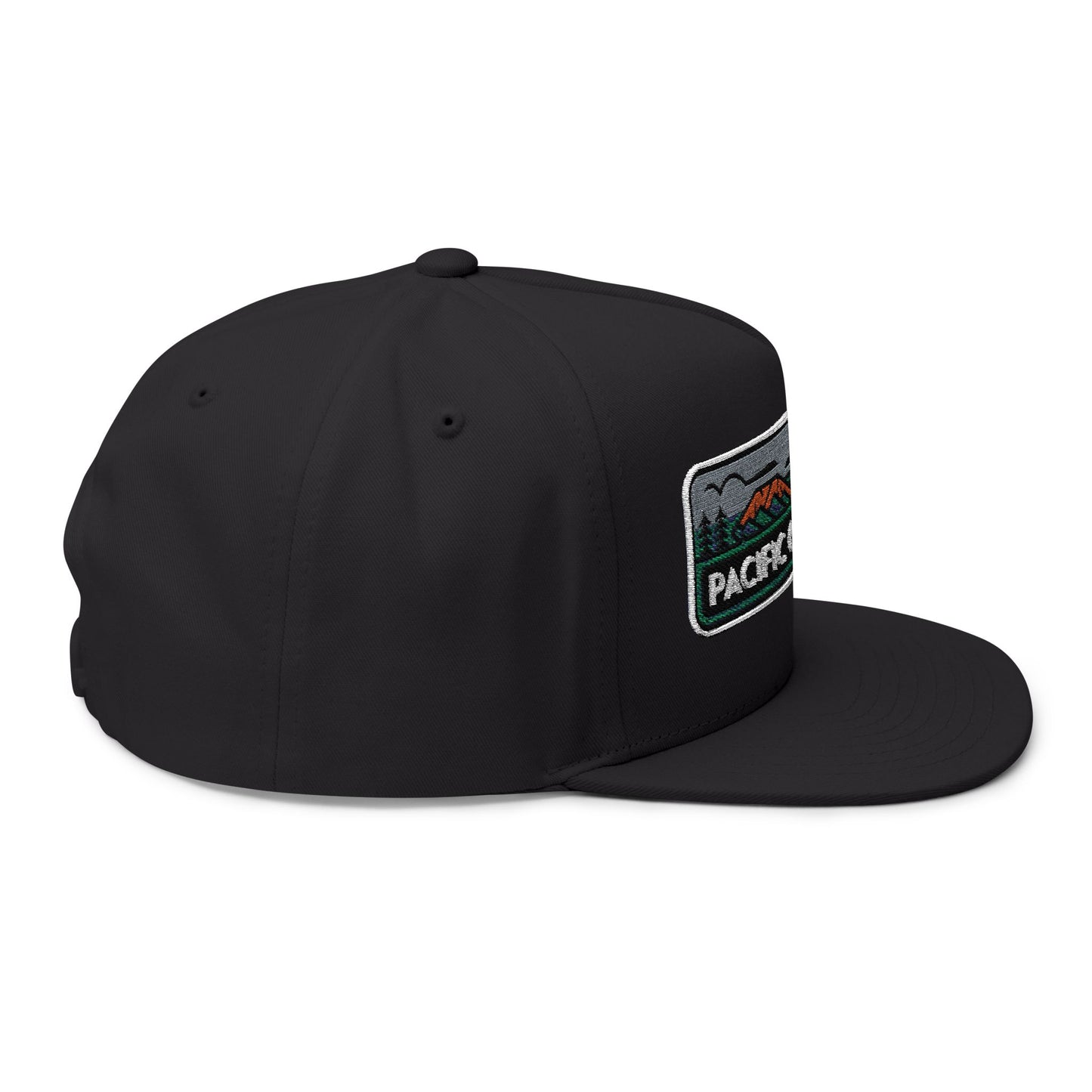 Pacific Crest Trail Flat Bill Hat Outdoor Adventure Mountain Gear Hiking Cap