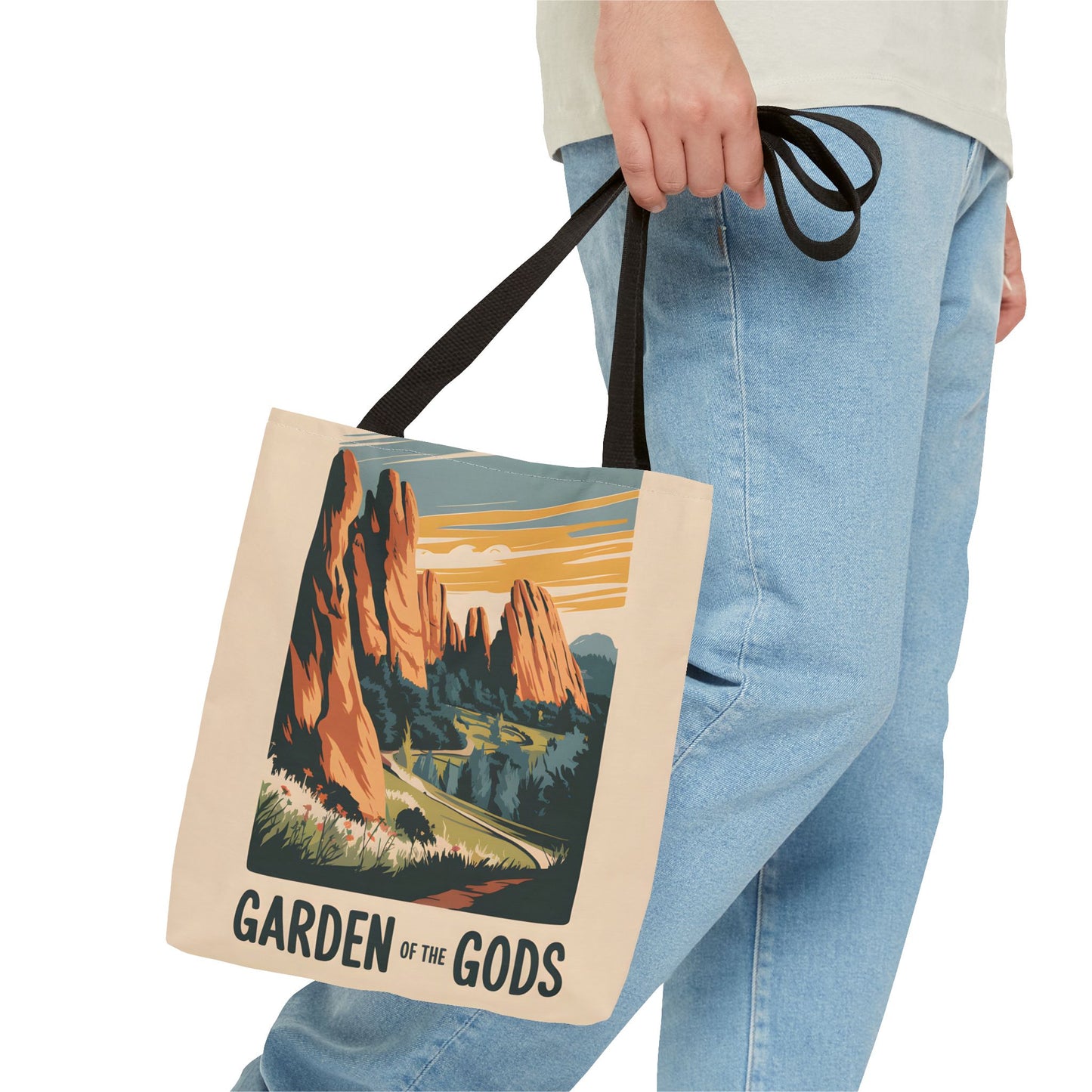 Garden of the Gods Tote Bag All Over Print Scenic Landscape Nature Art Travel