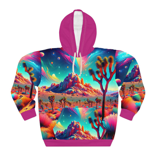 Joshua Tree National Park Hoodie AOP Vibrant Artistic Adventure Pullover
