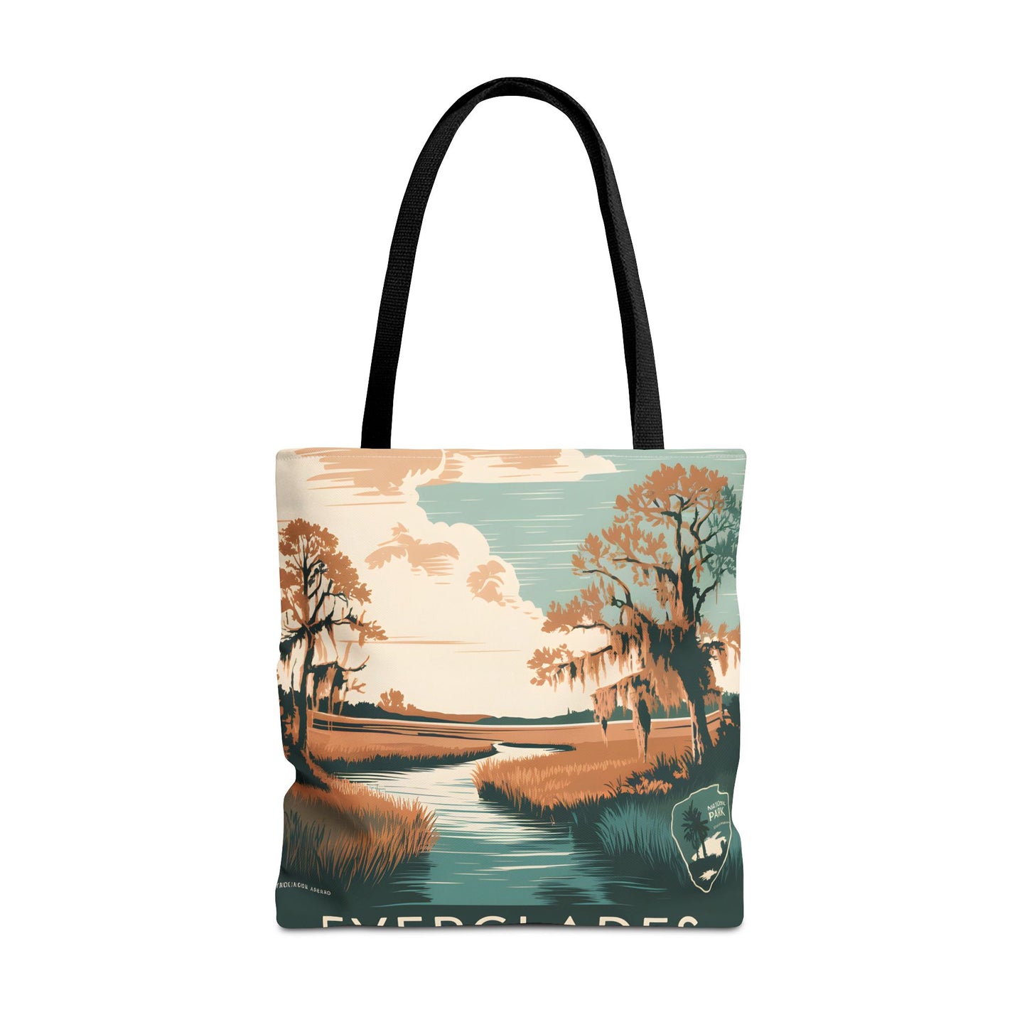 Everglades National Park All Over Print Tote Bag Eco Friendly Travel Accessory