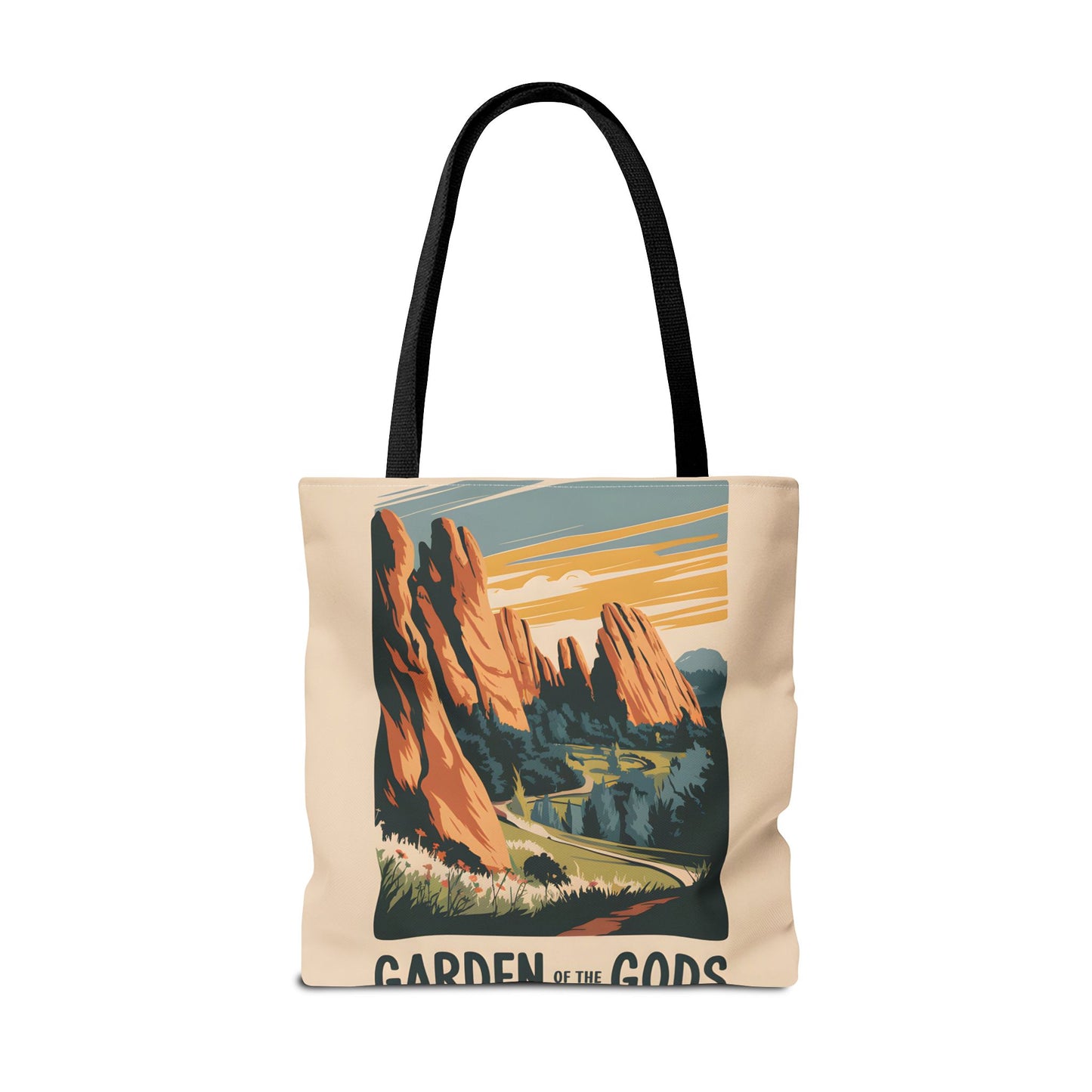 Garden of the Gods Tote Bag All Over Print Scenic Landscape Nature Art Travel