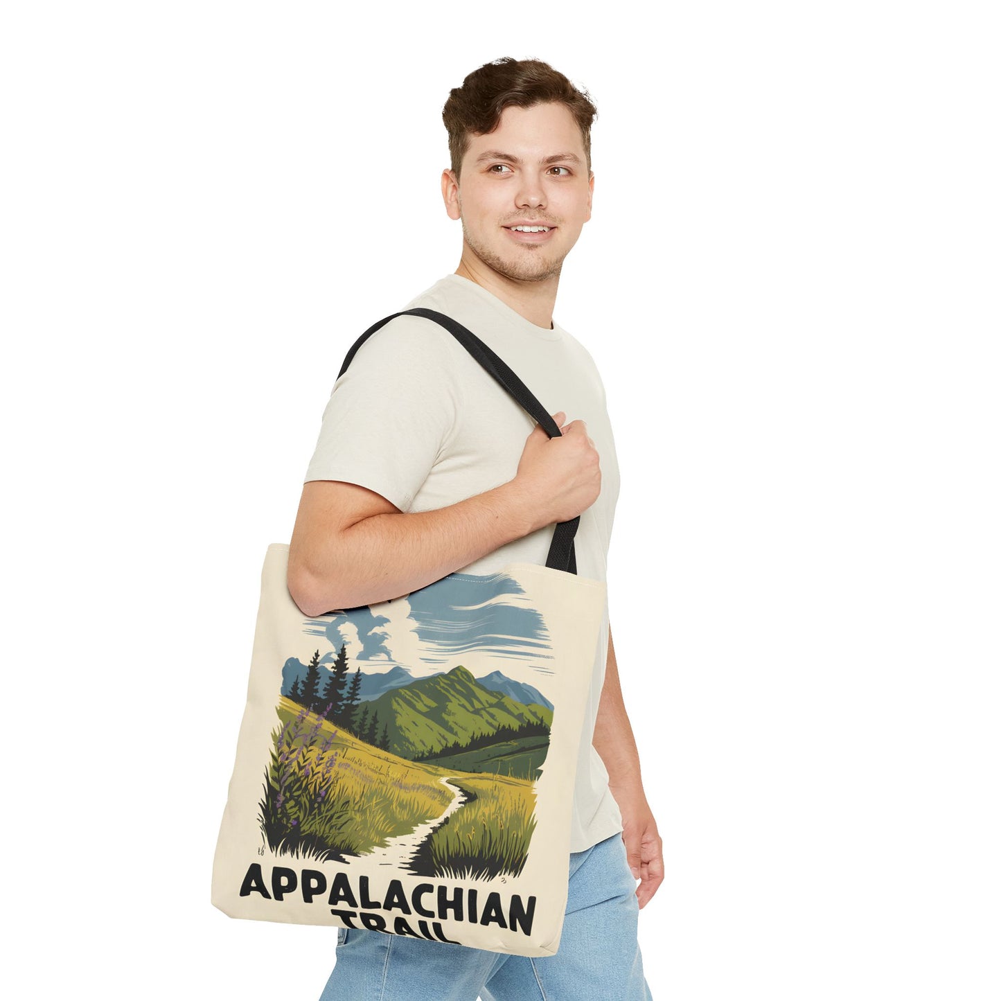 Appalachian Trail Tote Bag All Over Print Hiking Gift Nature Explorer Shoulder