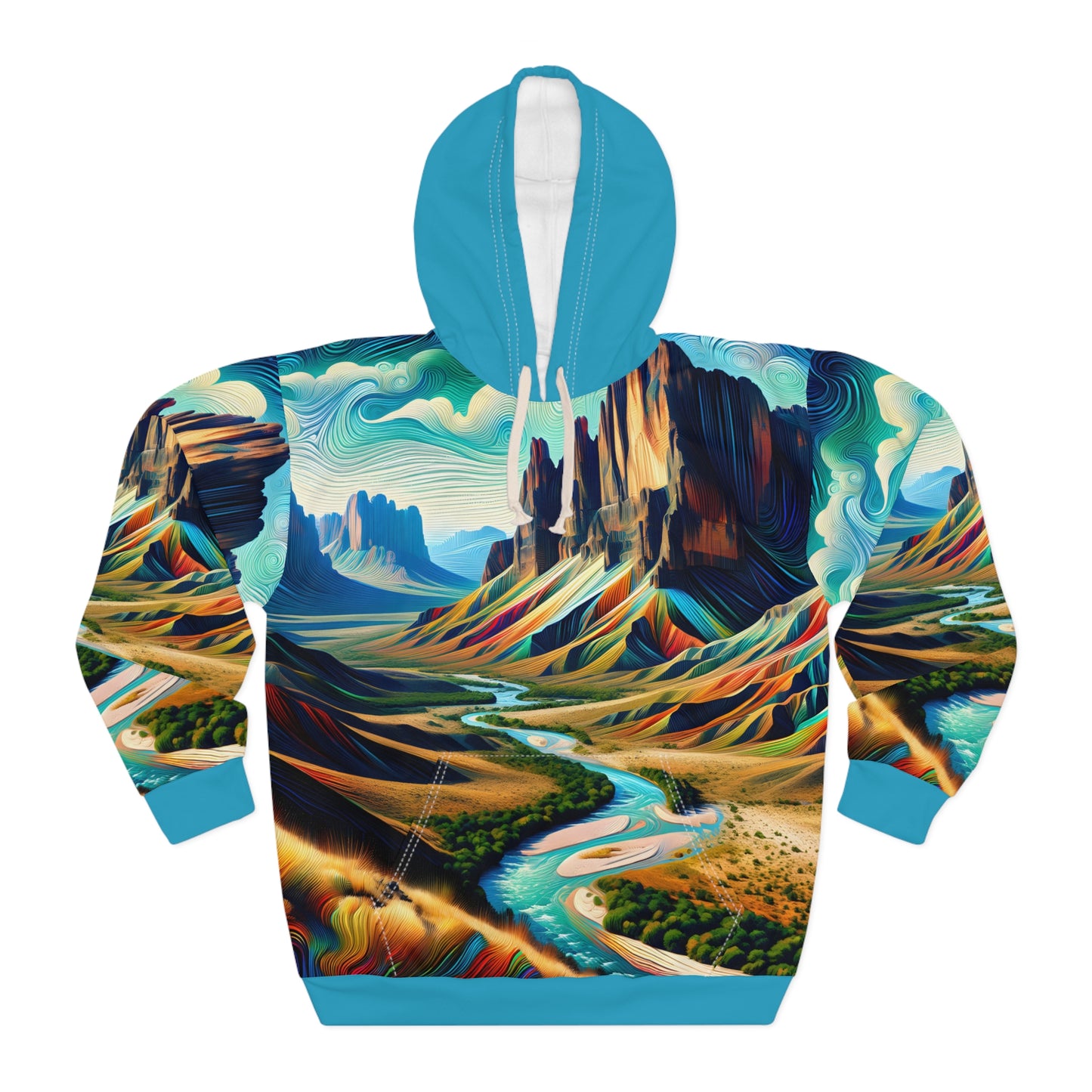 All-Over Print Hoodie featuring Big Bend National Park Landscape Art